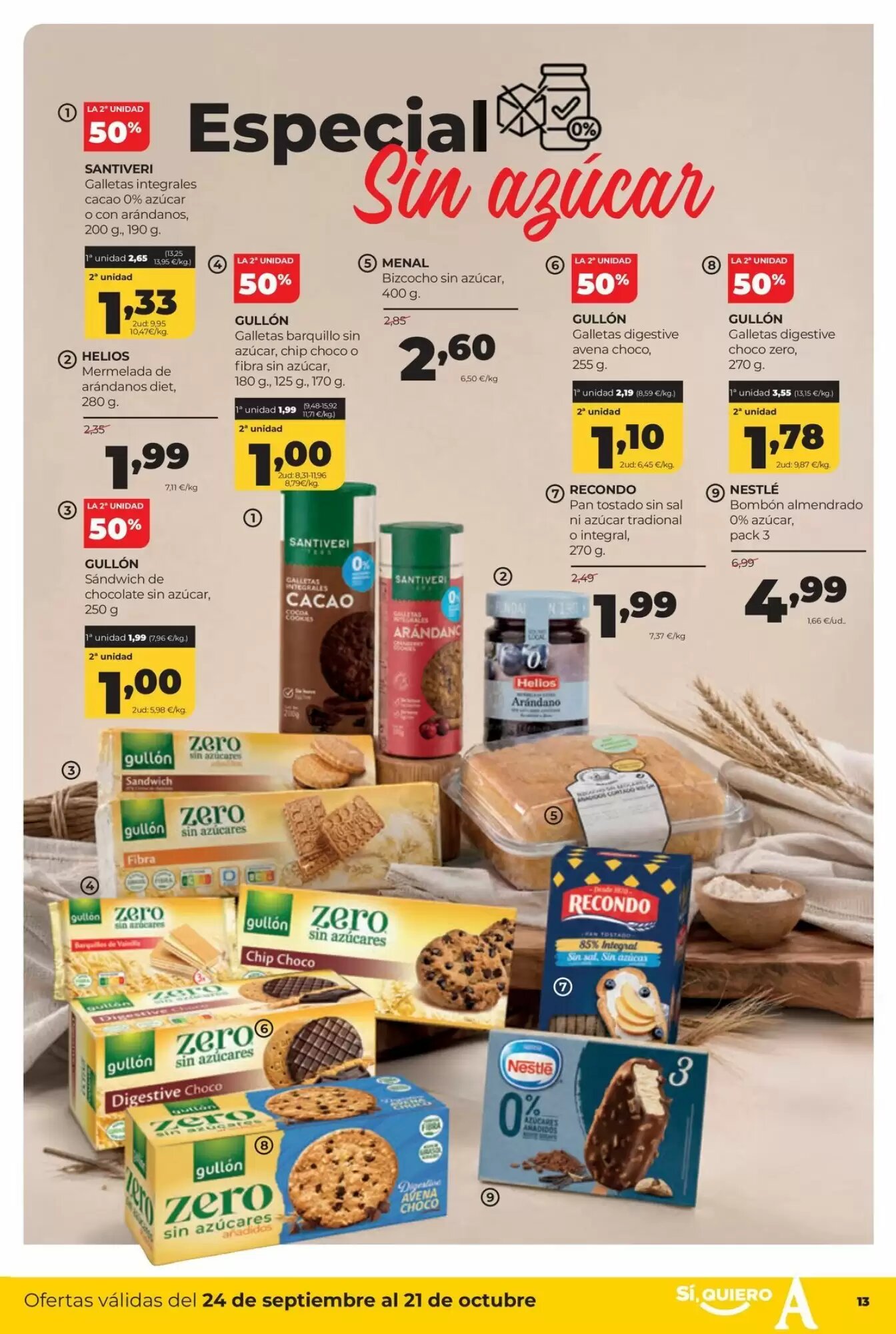 Folleto promocional de Alimerka válido desde el 24/09/2026 - Página 13.