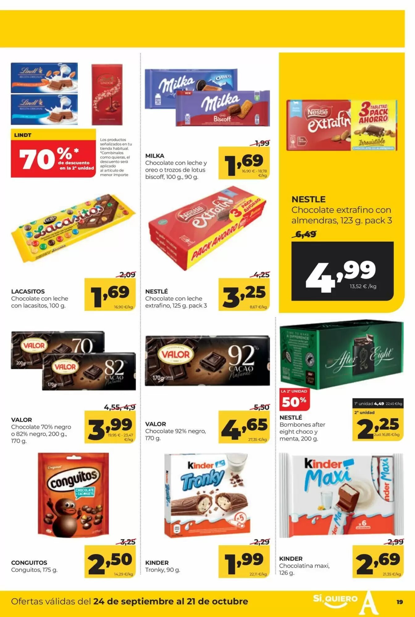 Folleto promocional de Alimerka válido desde el 24/09/2026 - Página 19.