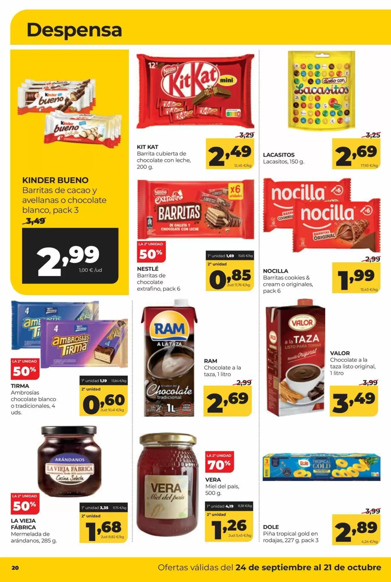 Folleto promocional de Alimerka válido desde el 24/09/2026 - Página 20.