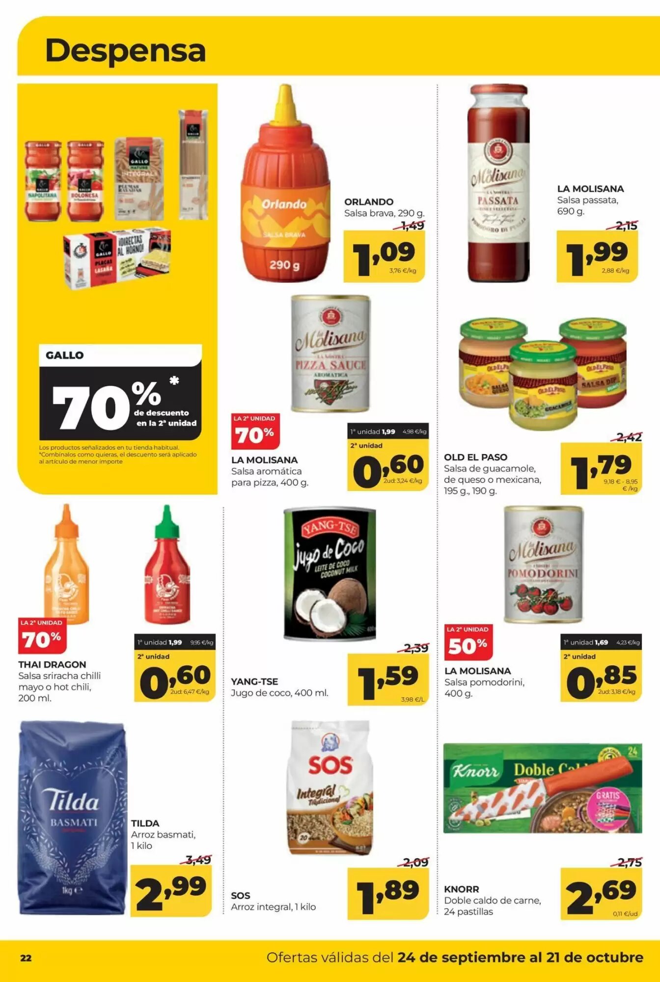 Folleto promocional de Alimerka válido desde el 24/09/2026 - Página 22.