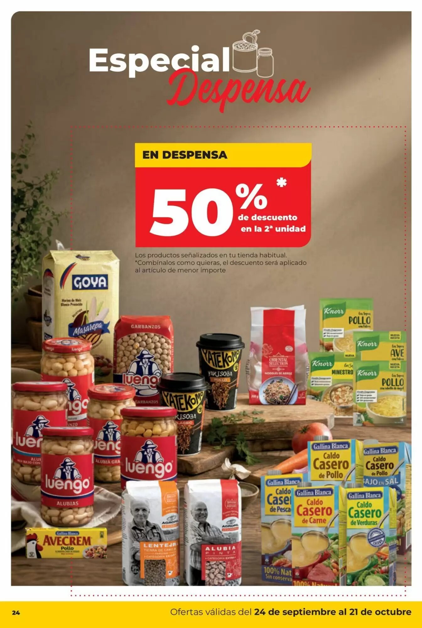 Folleto promocional de Alimerka válido desde el 24/09/2026 - Página 24.
