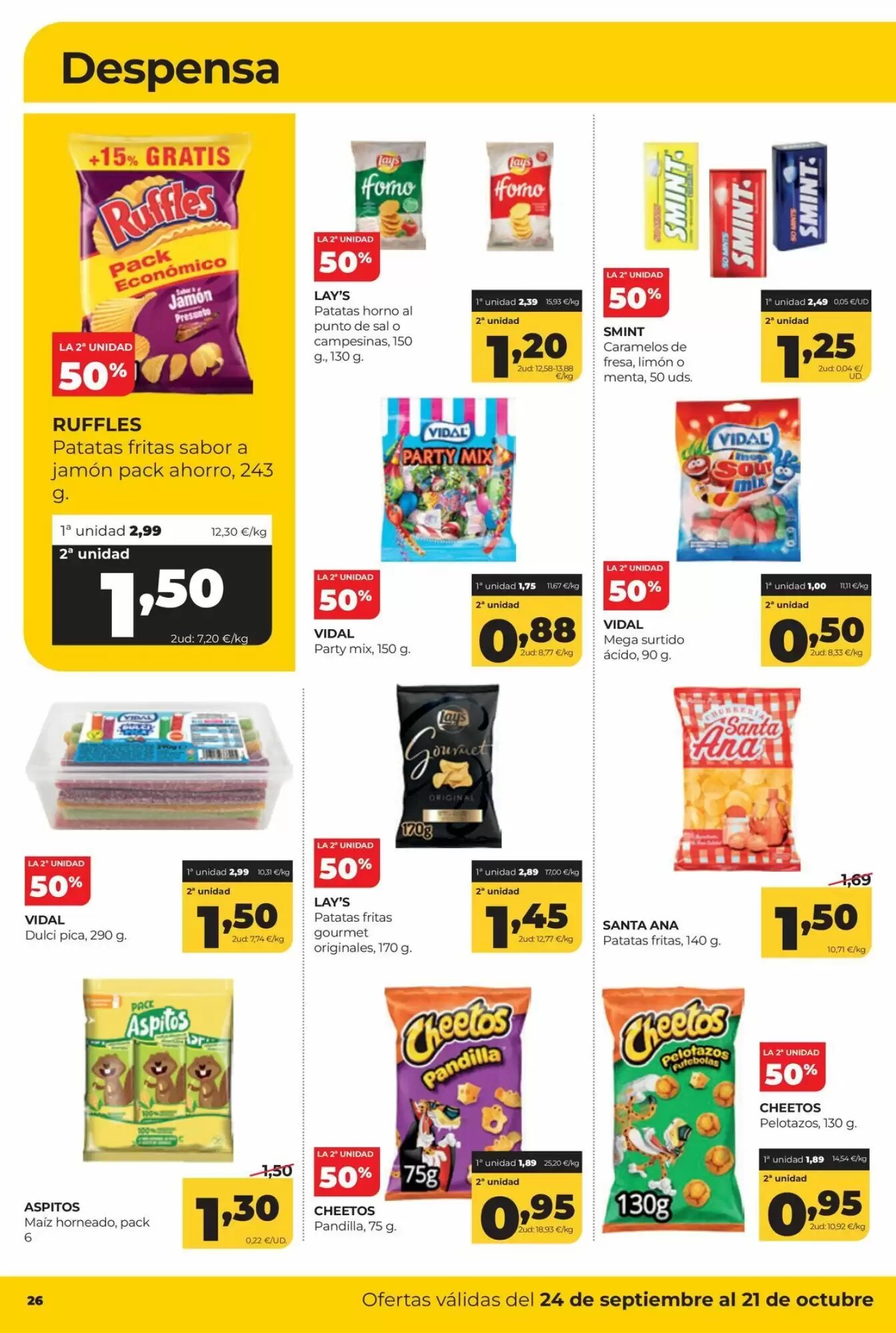 Folleto promocional de Alimerka válido desde el 24/09/2026 - Página 26.
