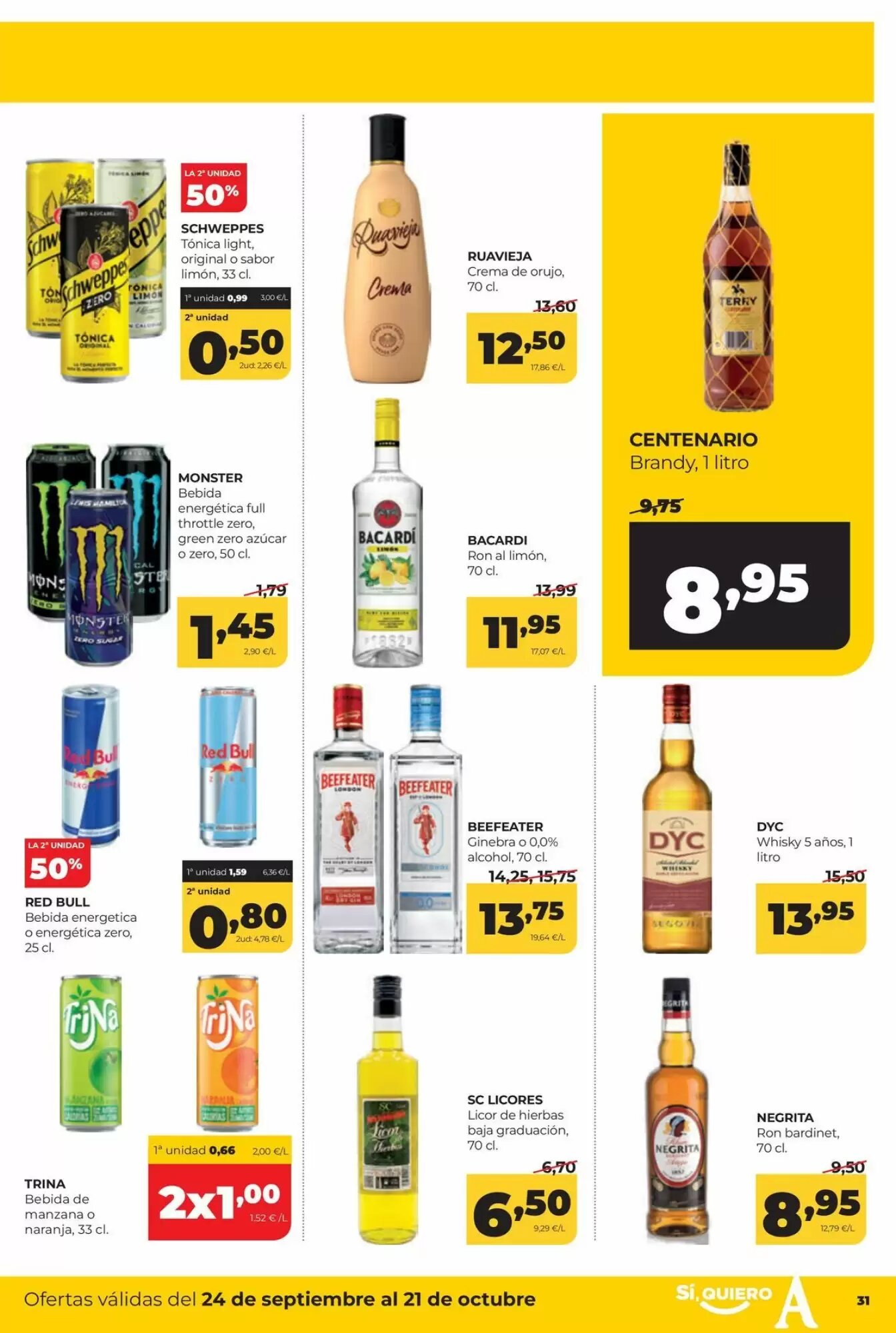 Folleto promocional de Alimerka válido desde el 24/09/2026 - Página 31.