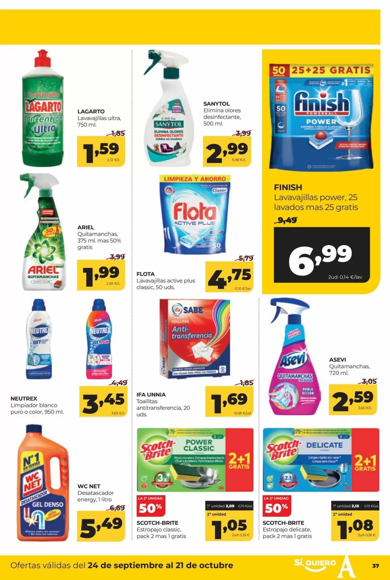 Folleto promocional de Alimerka válido desde el 24/09/2026 - Página 37.