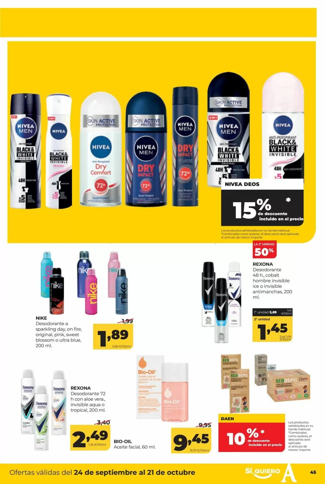Folleto promocional de Alimerka válido desde el 24/09/2026 - Página 45.