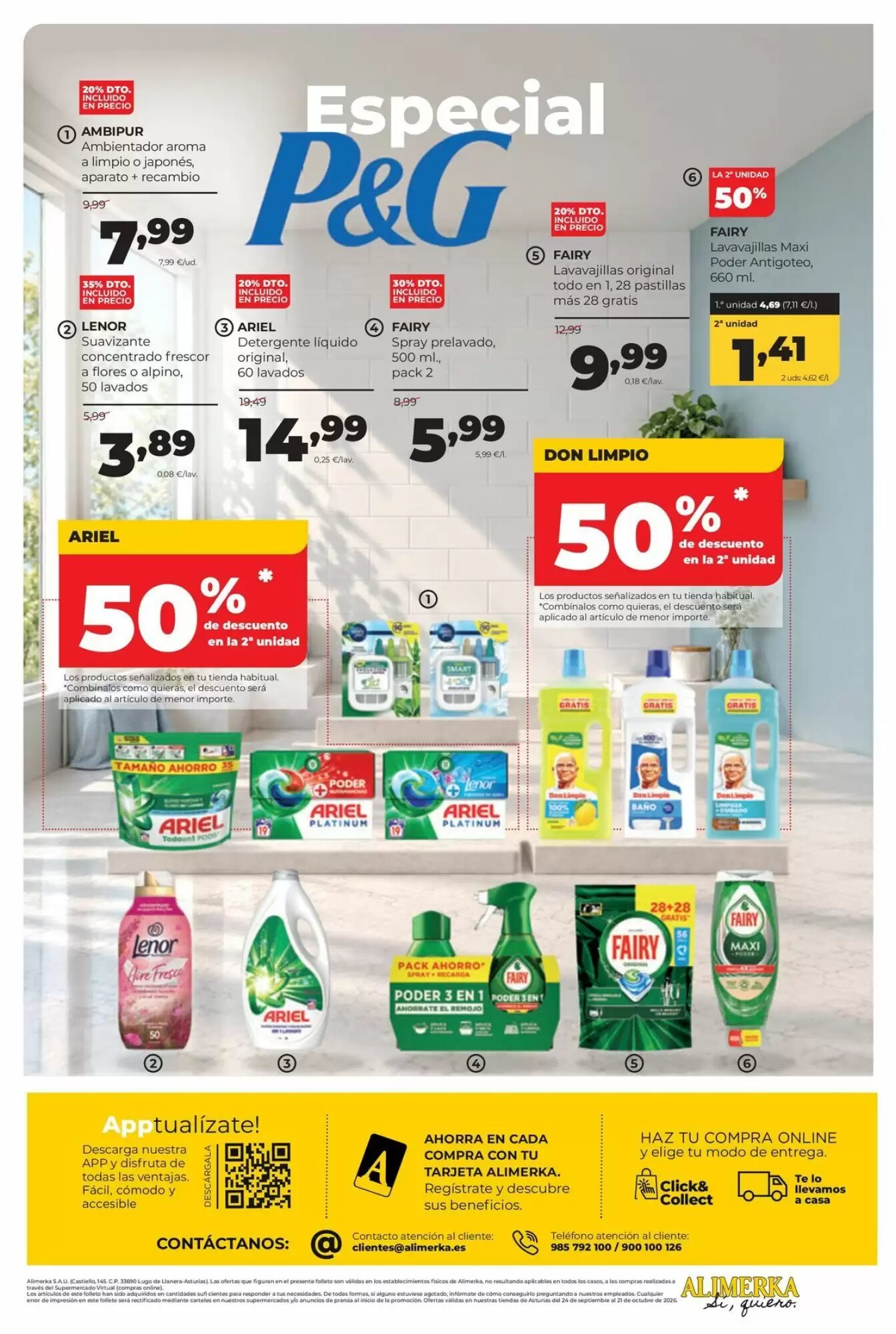 Folleto promocional de Alimerka válido desde el 24/09/2026 - Página 48.
