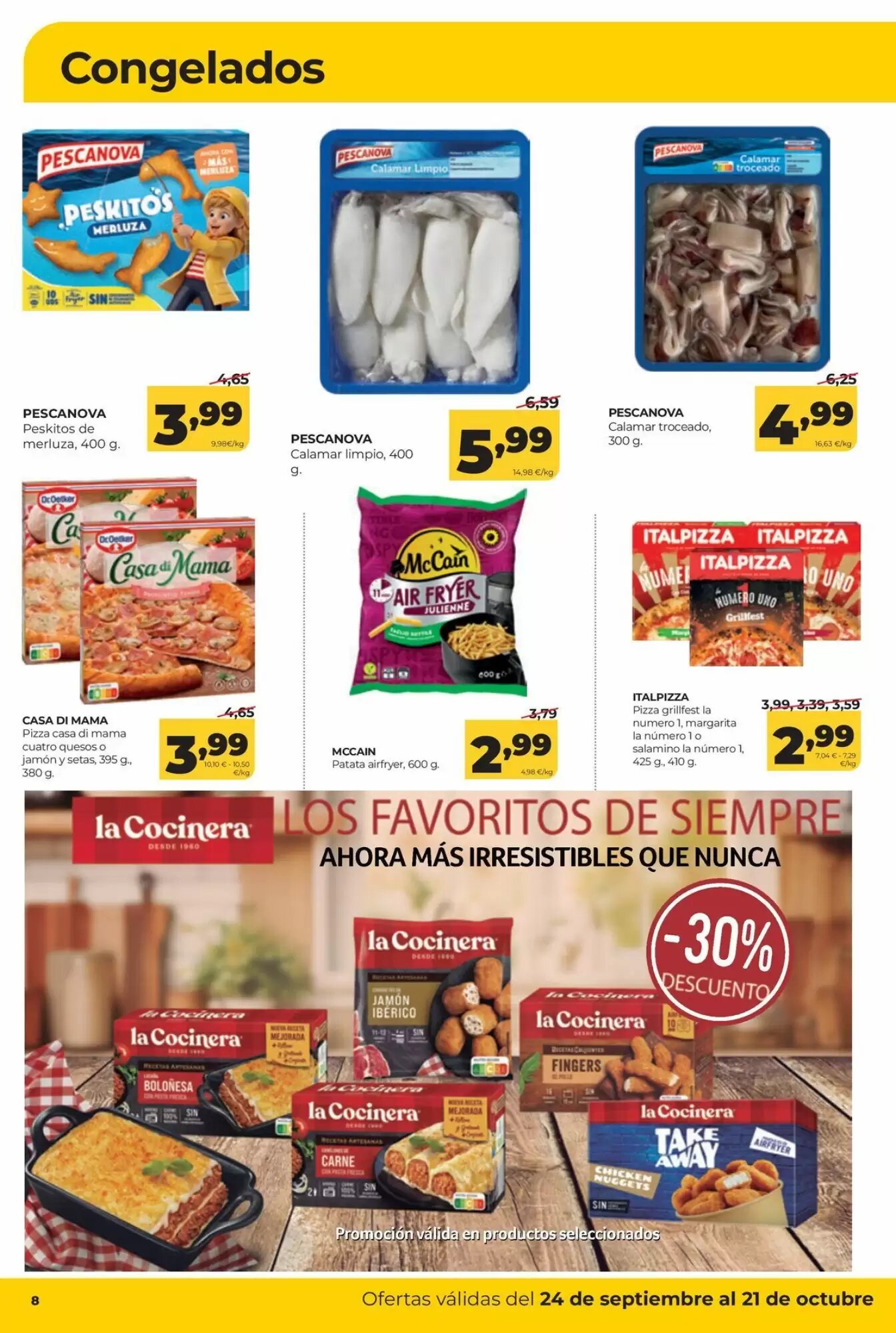Folleto promocional de Alimerka válido desde el 24/09/2026 - Página 8.
