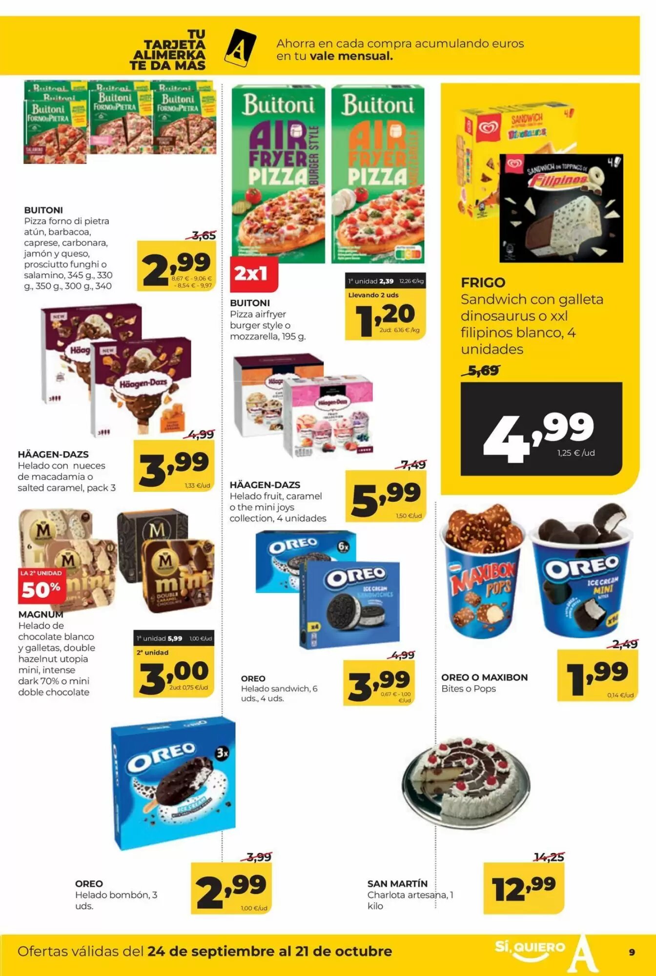 Folleto promocional de Alimerka válido desde el 24/09/2026 - Página 9.