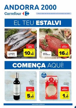 Folleto promocional de Andorra 2000 válido desde el 24/09/2026
