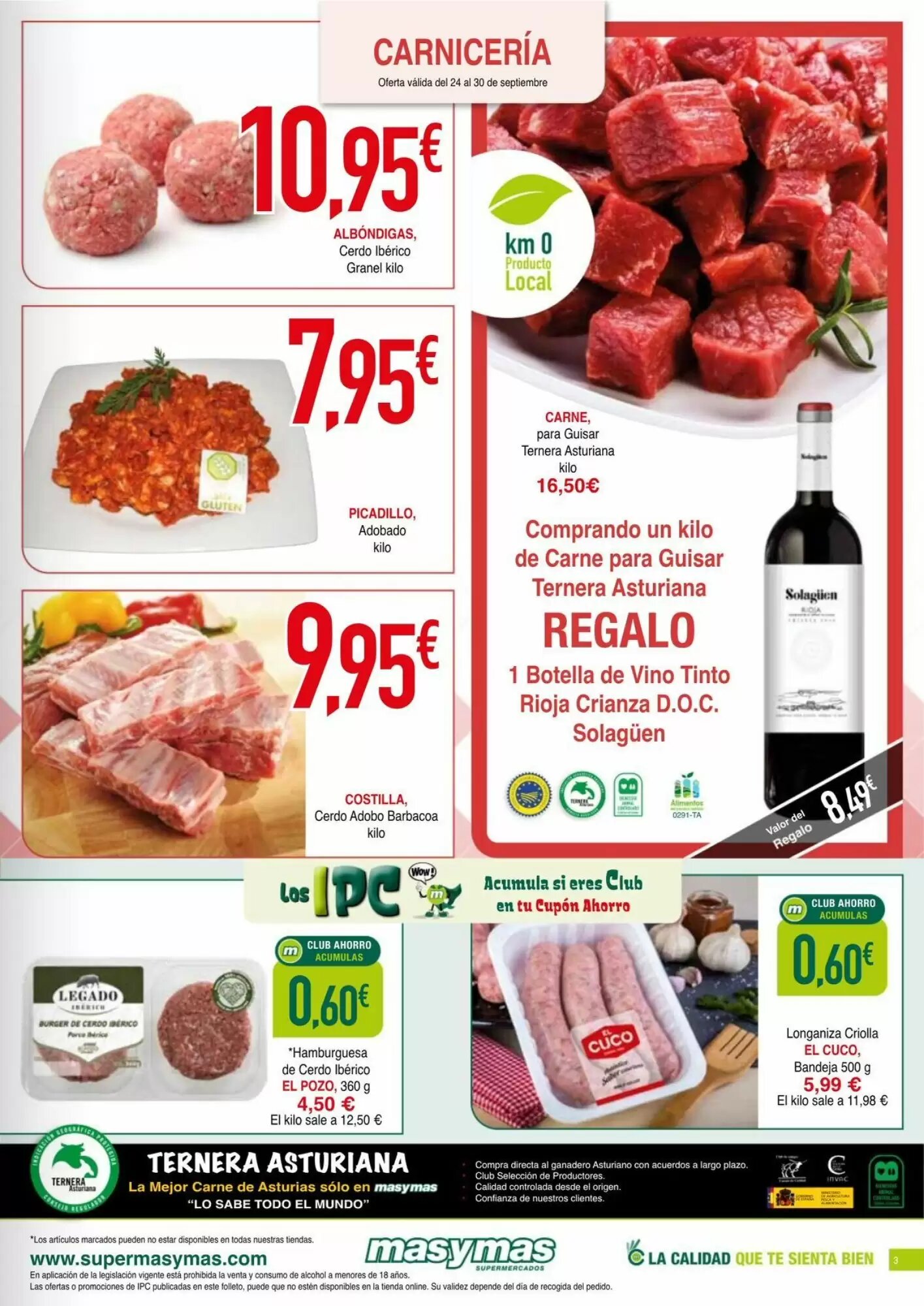 Folleto promocional de Masymas válido desde el 24/09/2026 - Página 3.