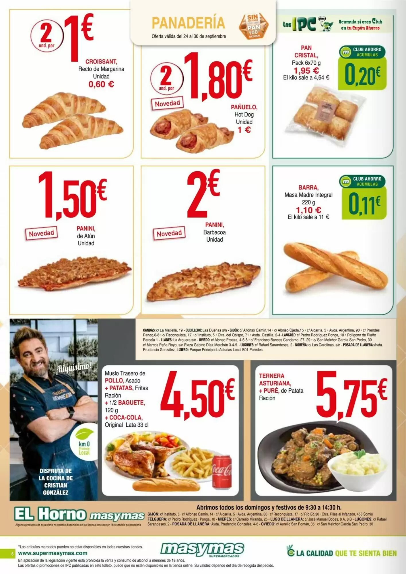 Folleto promocional de Masymas válido desde el 24/09/2026 - Página 6.