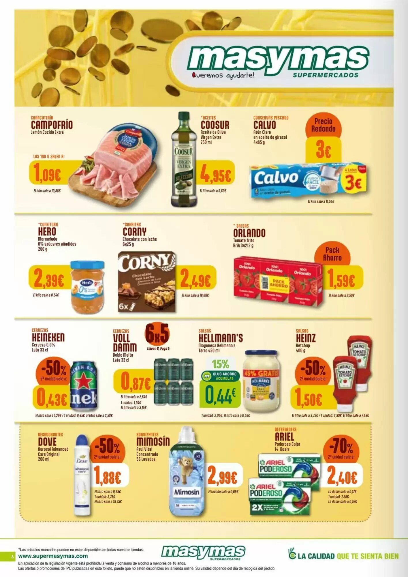 Folleto promocional de Masymas válido desde el 24/09/2026 - Página 8.