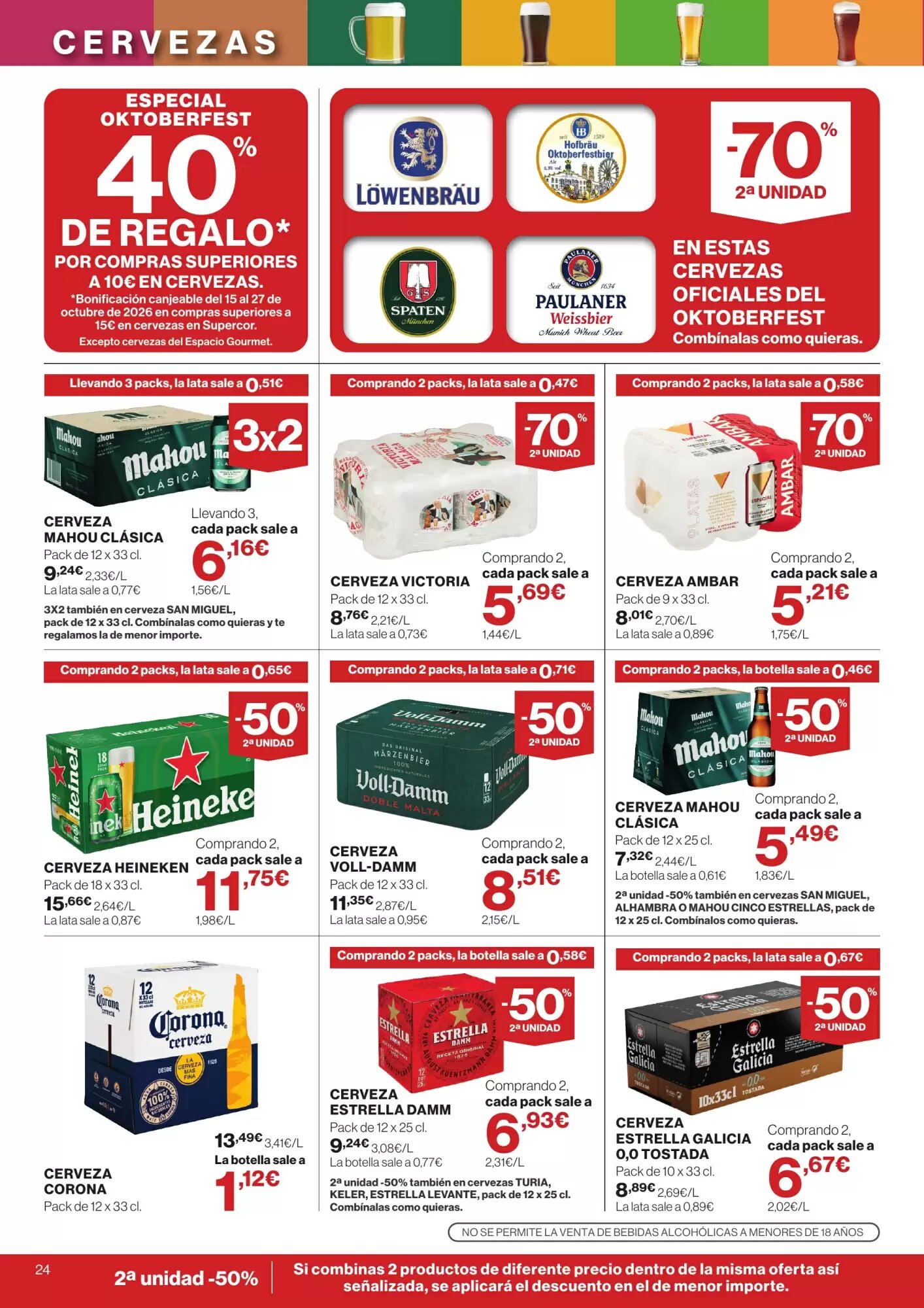Folleto promocional de Supercor válido desde el 24/09/2026 - Página 24.