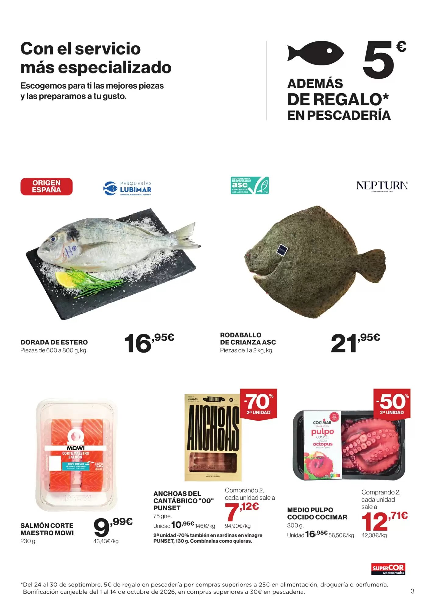 Folleto promocional de Supercor válido desde el 24/09/2026 - Página 3.