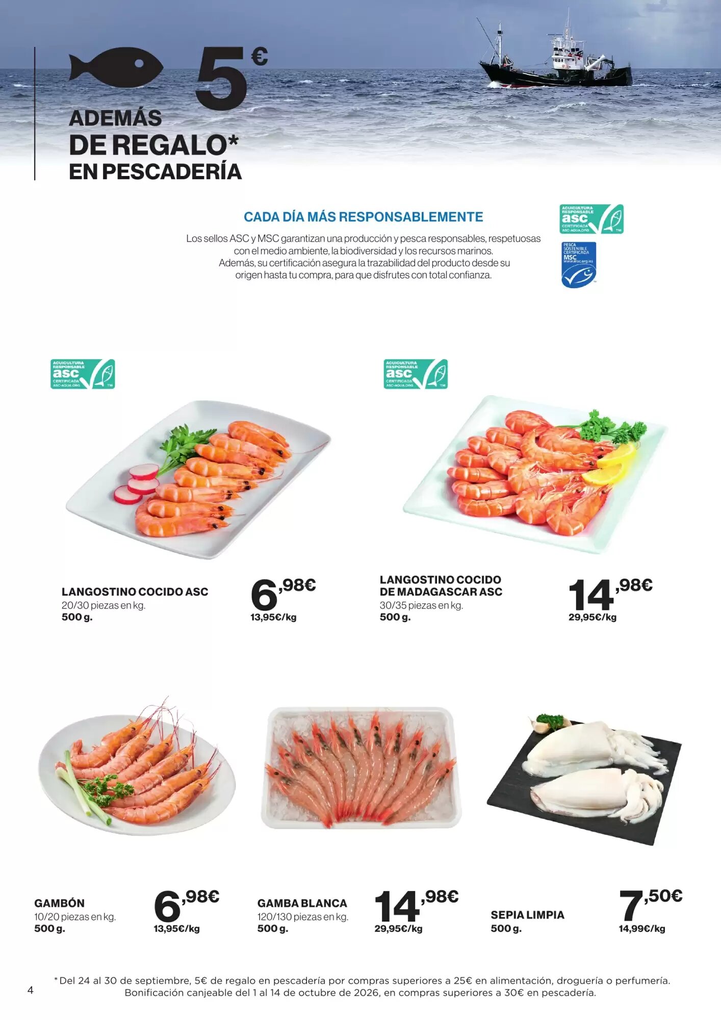 Folleto promocional de Supercor válido desde el 24/09/2026 - Página 4.