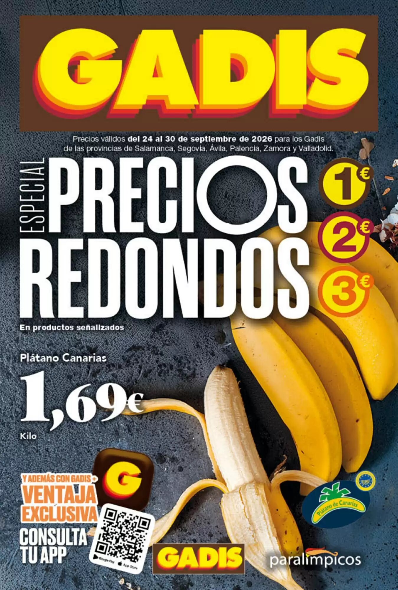 Folleto promocional de Gadis válido desde el 24/09/2026 - Página 1.