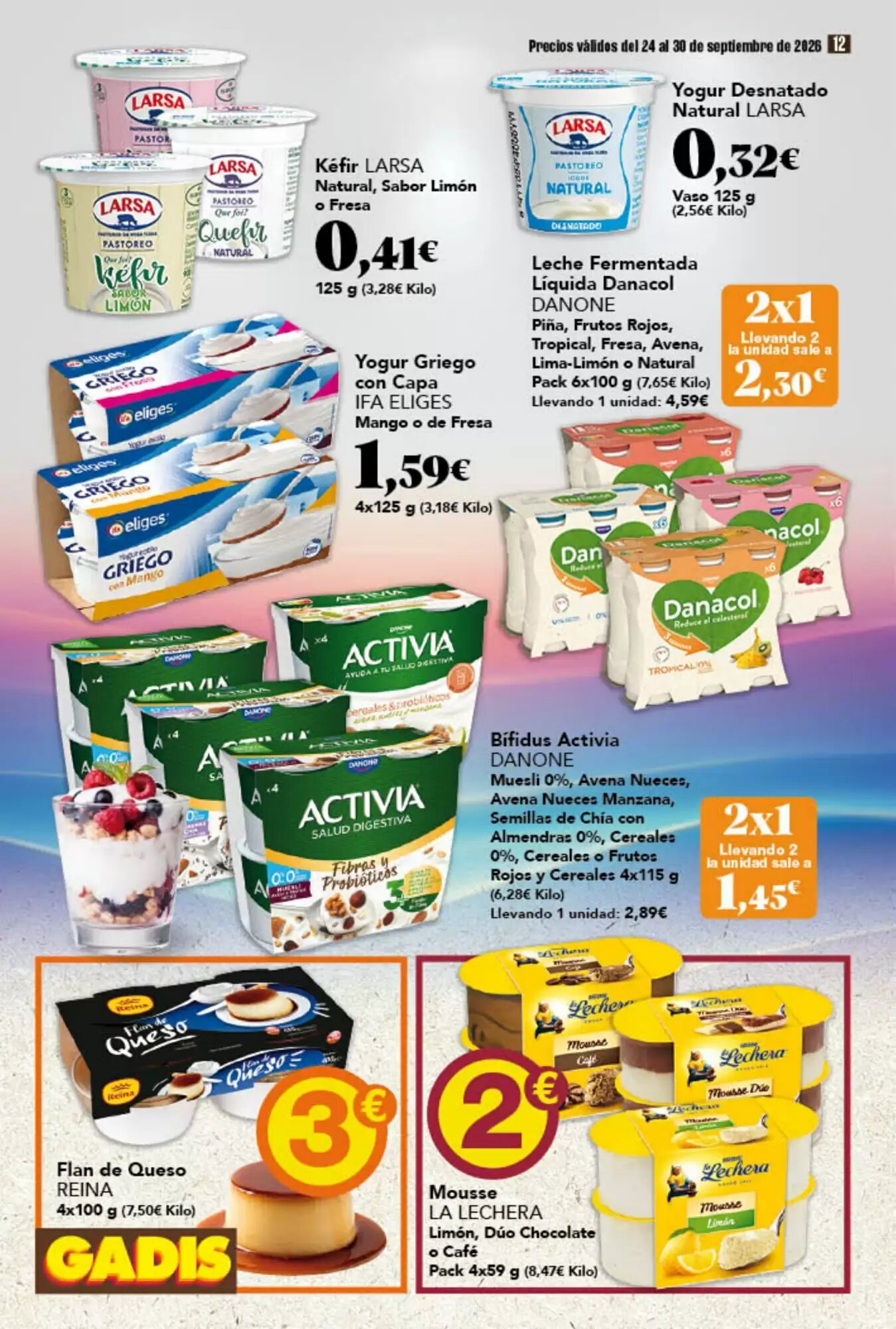 Folleto promocional de Gadis válido desde el 24/09/2026 - Página 12.
