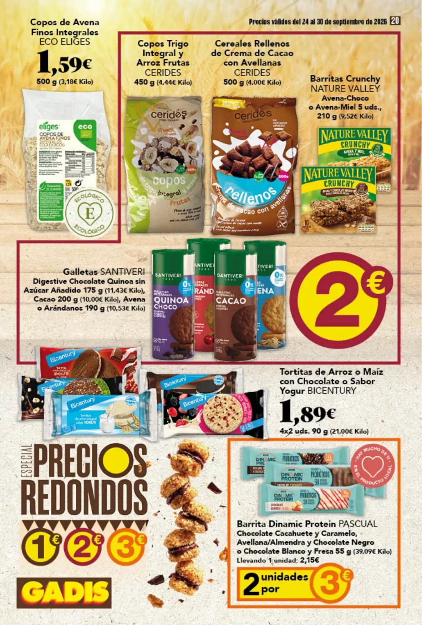 Folleto promocional de Gadis válido desde el 24/09/2026 - Página 20.