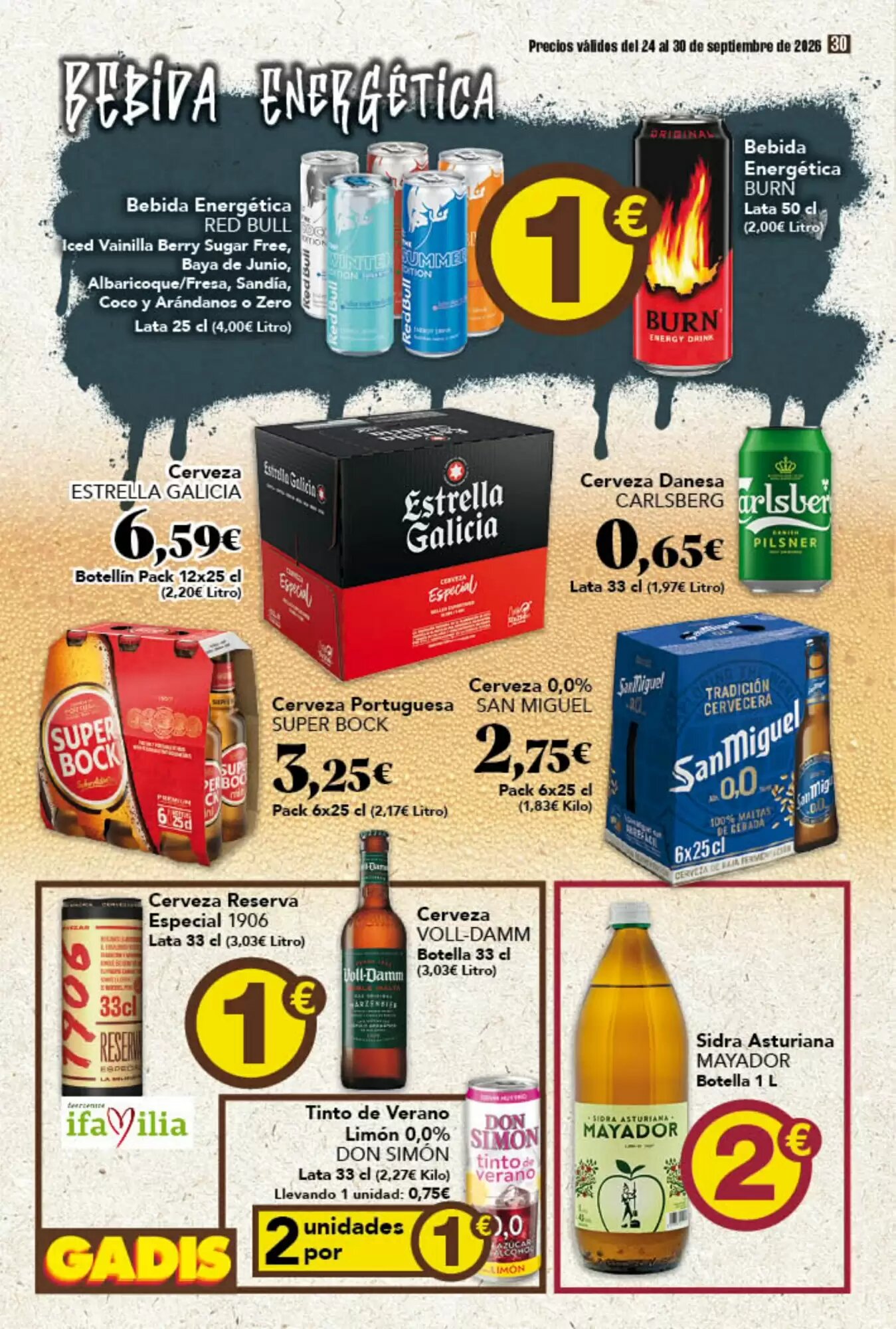 Folleto promocional de Gadis válido desde el 24/09/2026 - Página 30.