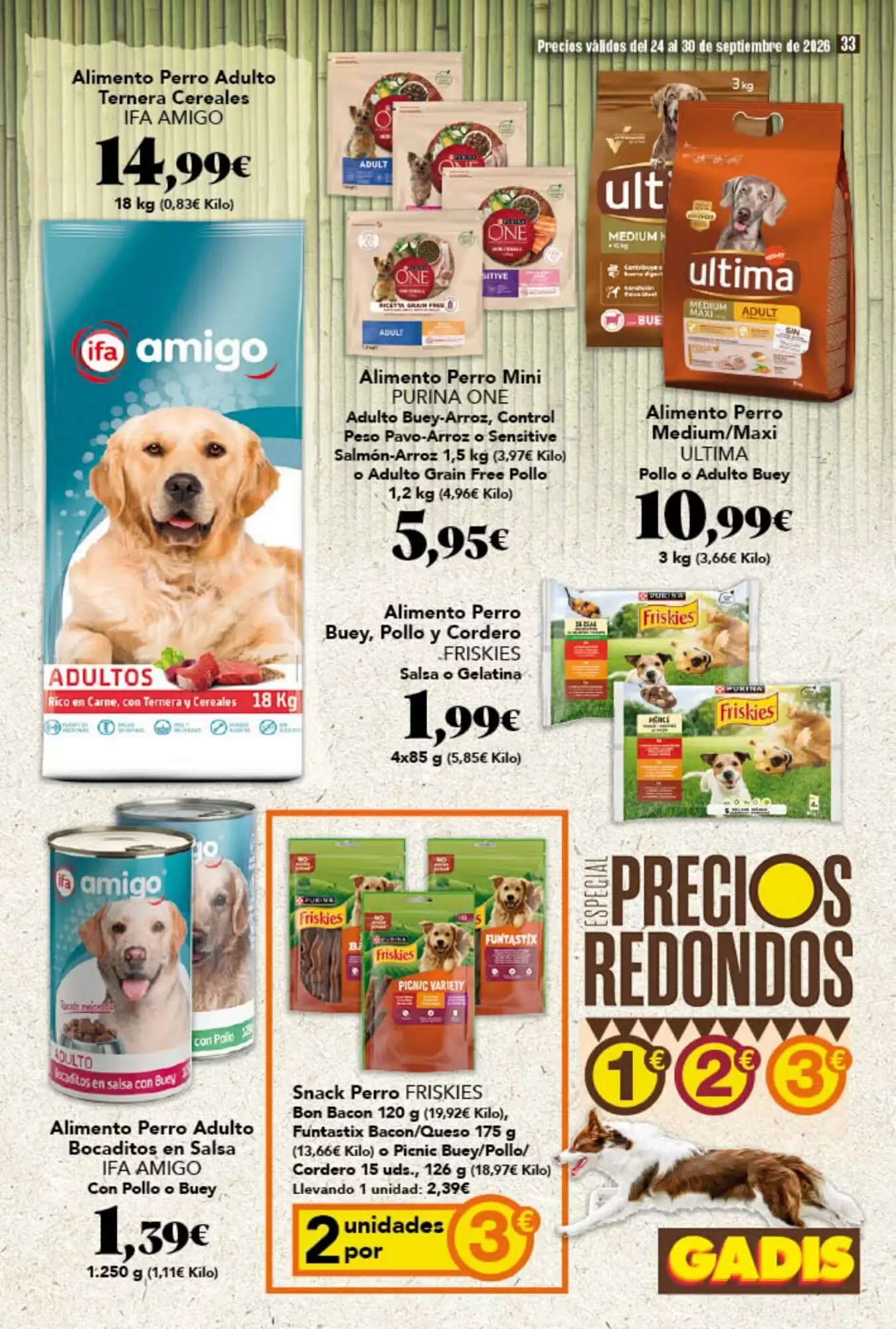 Folleto promocional de Gadis válido desde el 24/09/2026 - Página 33.