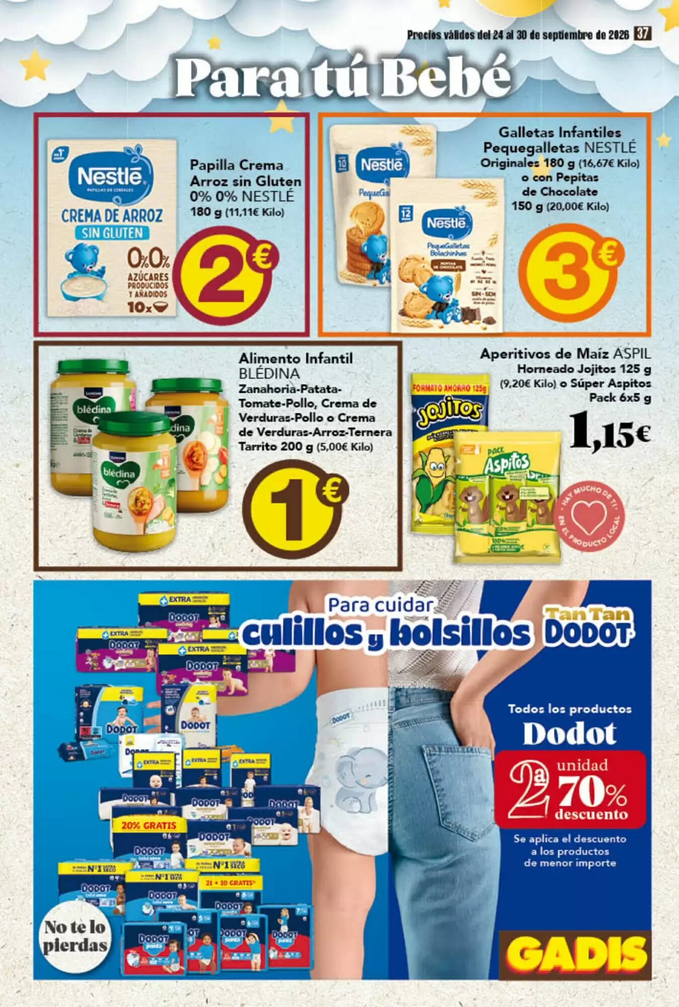 Folleto promocional de Gadis válido desde el 24/09/2026 - Página 37.
