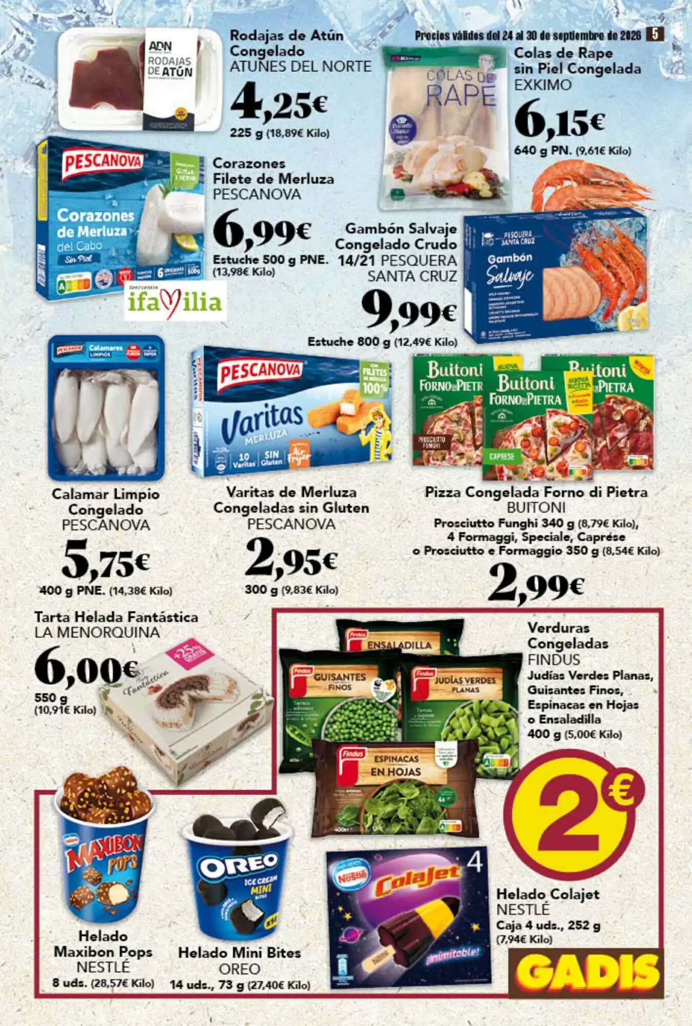 Folleto promocional de Gadis válido desde el 24/09/2026 - Página 5.