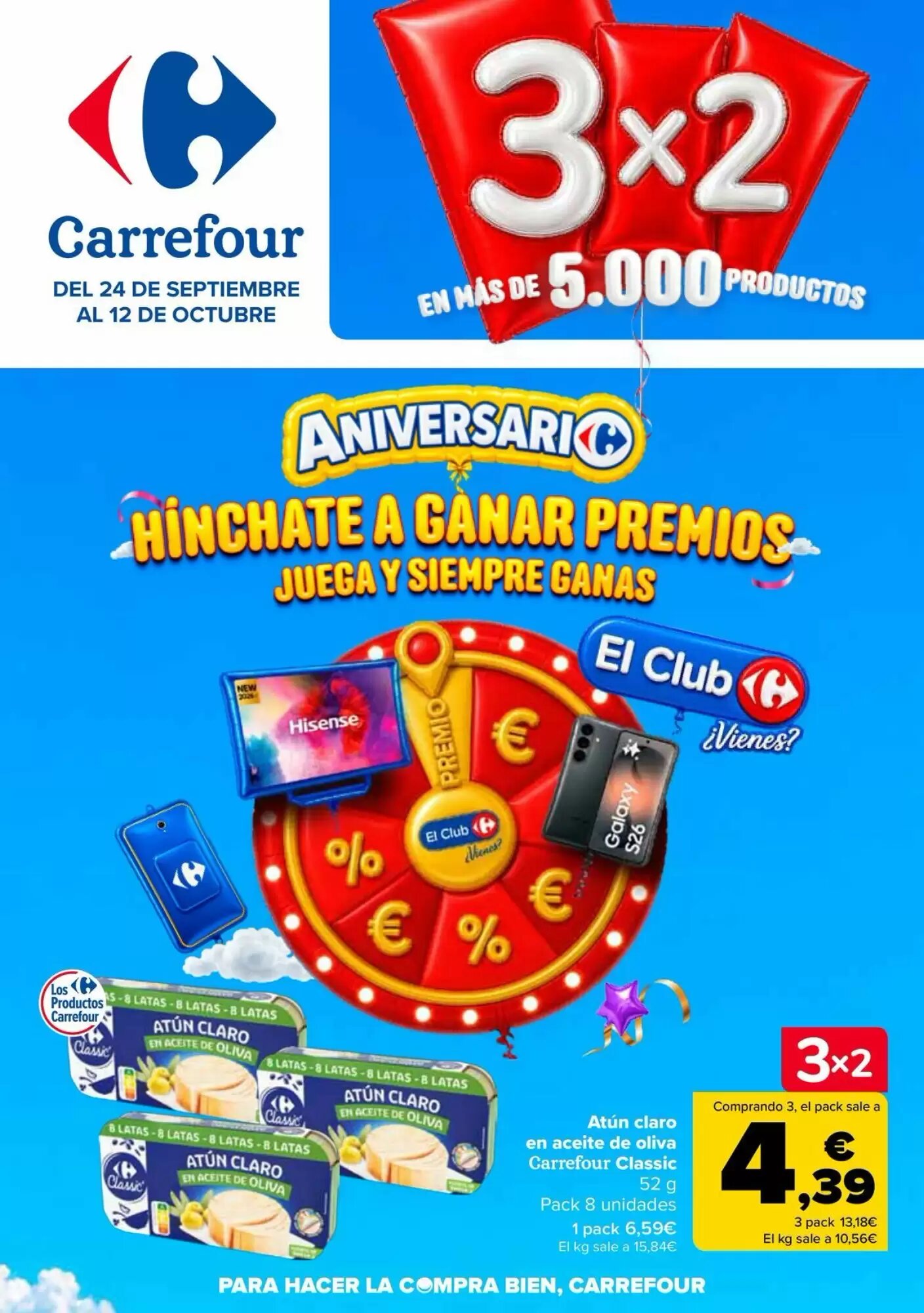 Folleto promocional de Carrefour válido desde el 24/09/2026 - Página 1.
