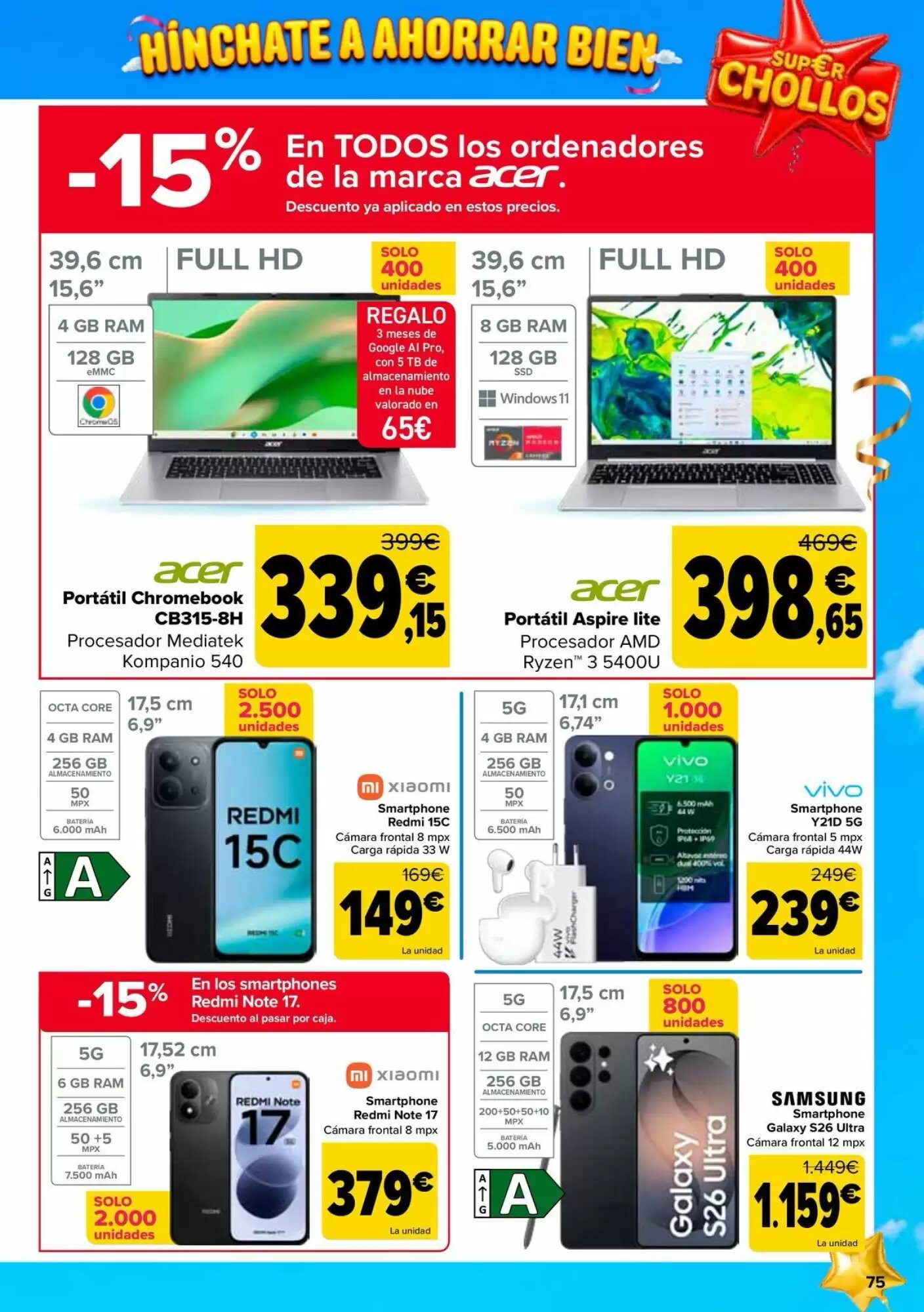Folleto promocional de Carrefour válido desde el 24/09/2026 - Página 75.