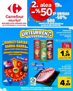 Folleto promocional de Carrefour Market válido desde el 24/09/2026