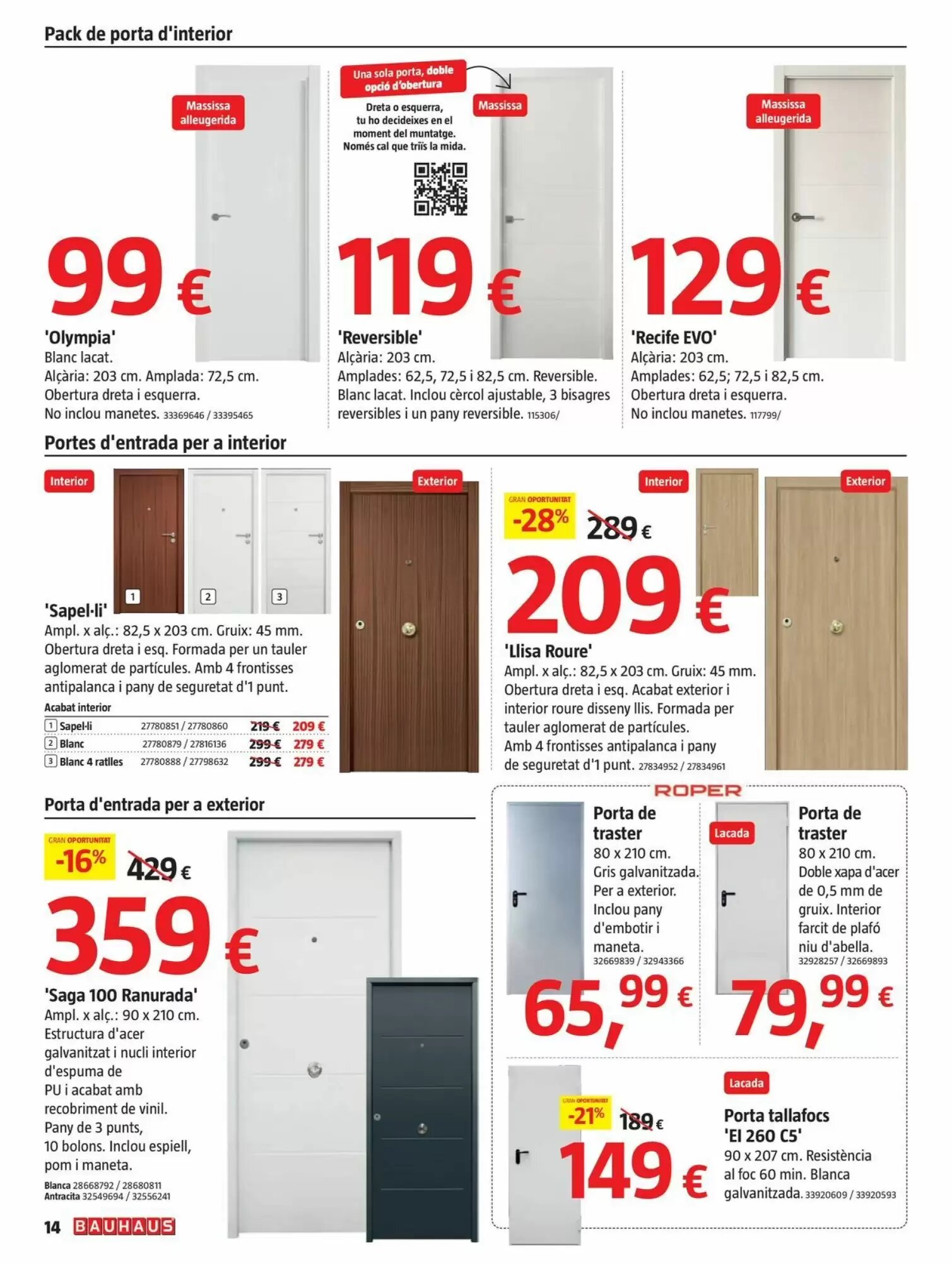 Folleto promocional de Bauhaus válido desde el 24/09/2026 - Página 14.