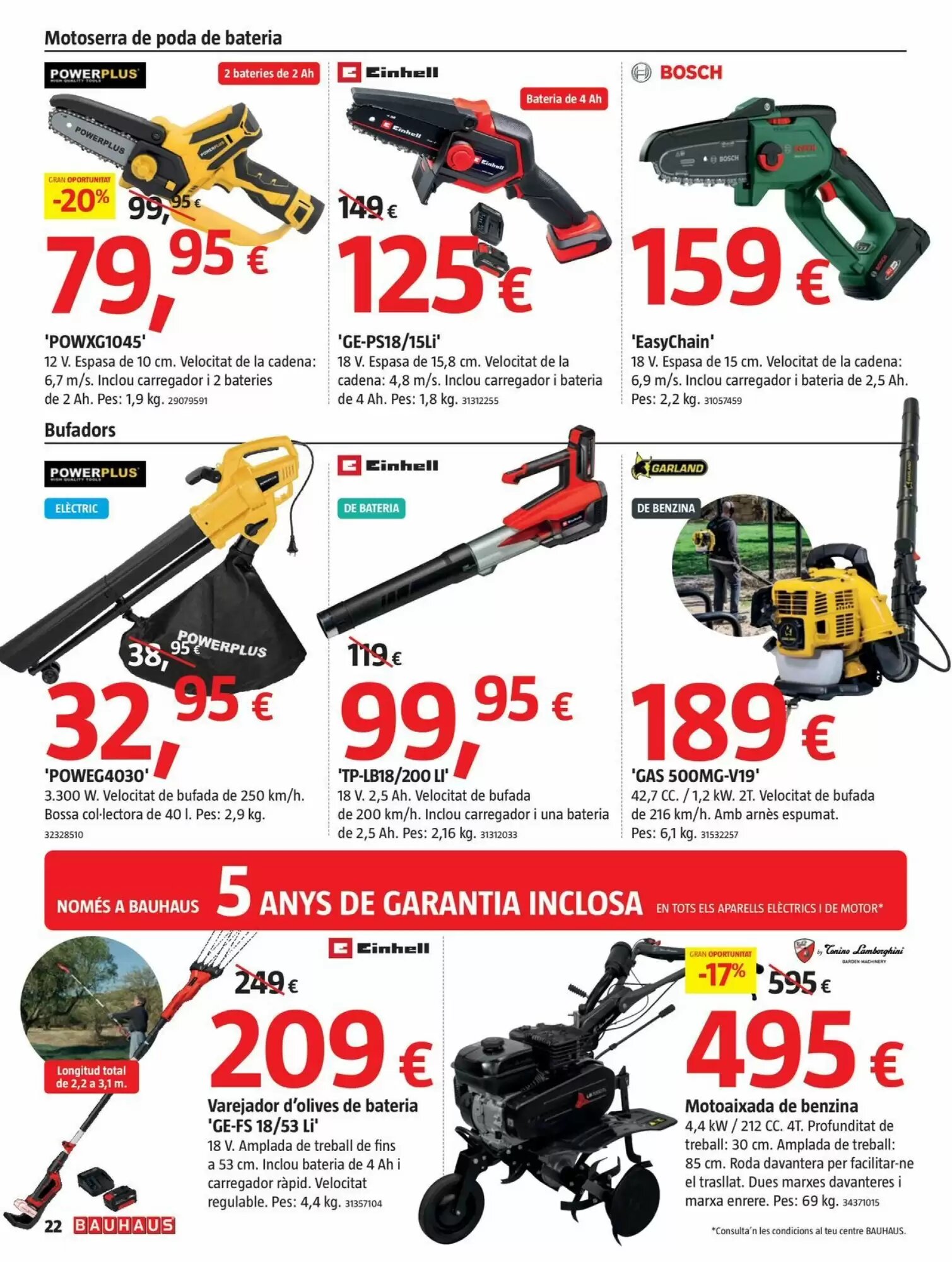 Folleto promocional de Bauhaus válido desde el 24/09/2026 - Página 22.