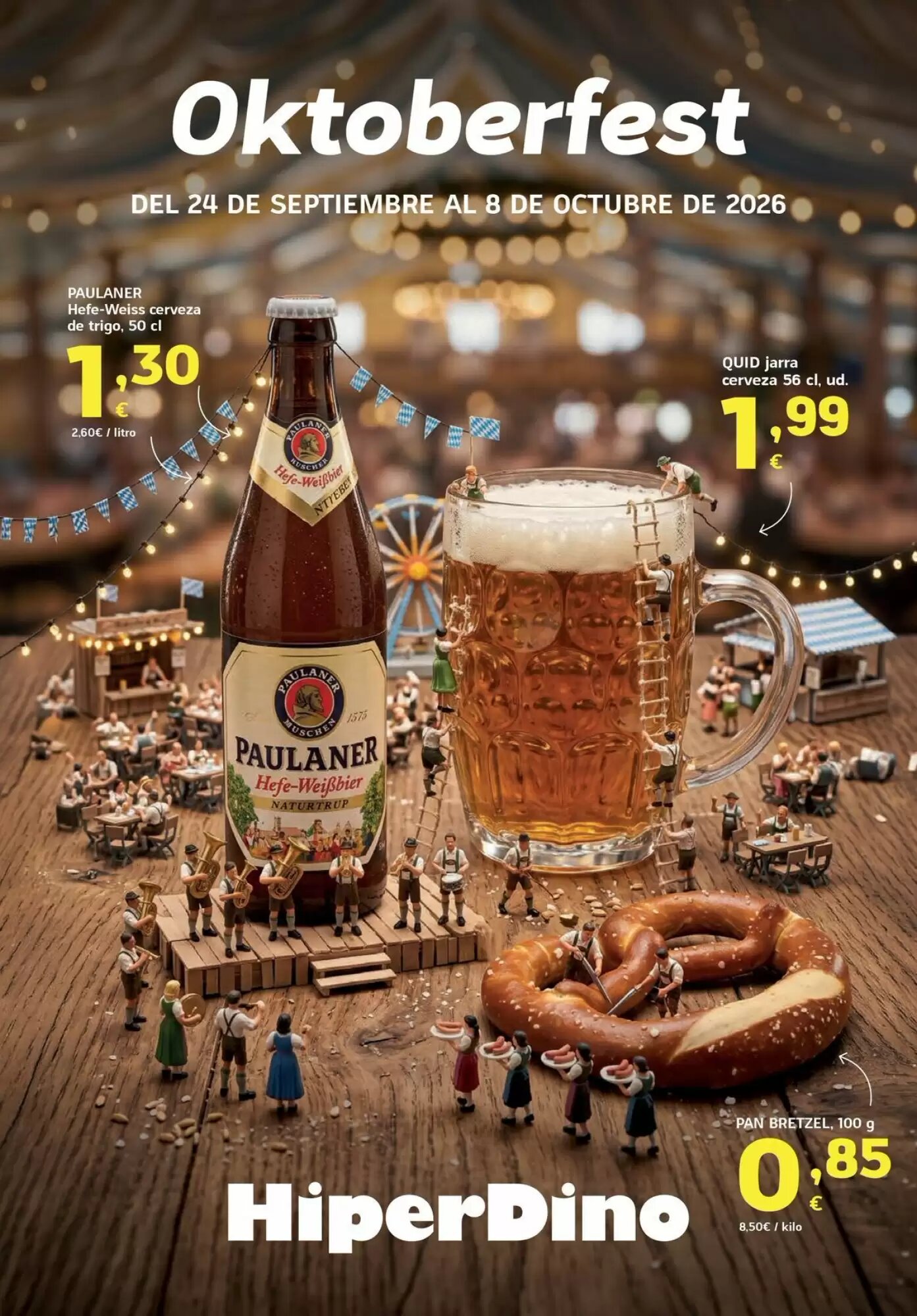 Folleto promocional de HiperDino válido desde el 24/09/2026 - Página 1.