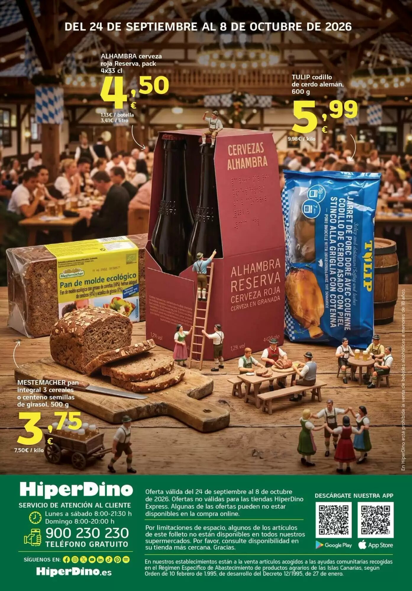 Folleto promocional de HiperDino válido desde el 24/09/2026 - Página 10.