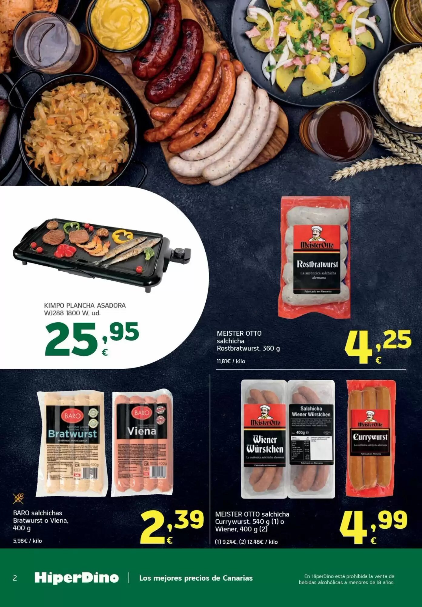 Folleto promocional de HiperDino válido desde el 24/09/2026 - Página 2.