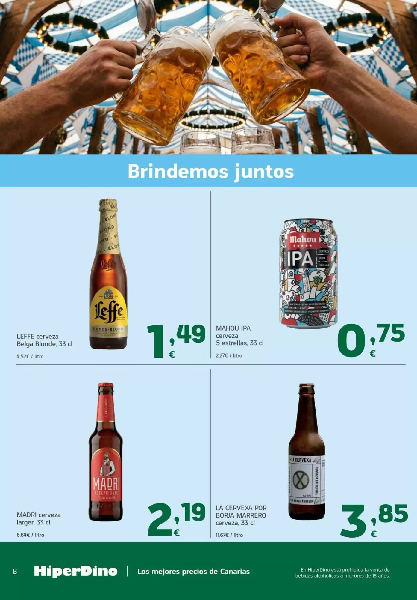 Folleto promocional de HiperDino válido desde el 24/09/2026 - Página 8.