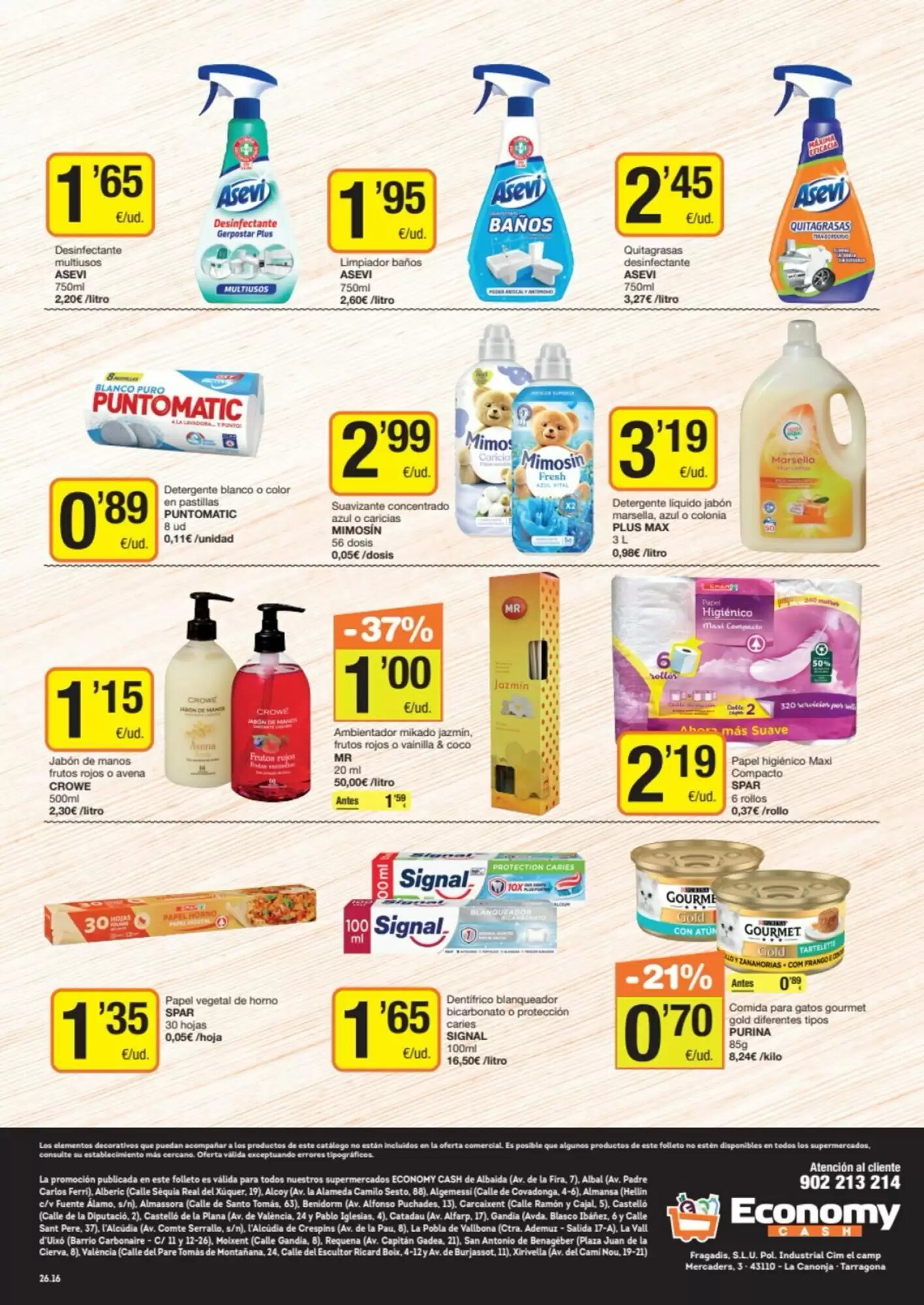 Folleto promocional de Economy Cash válido desde el 24/09/2026 - Página 8.