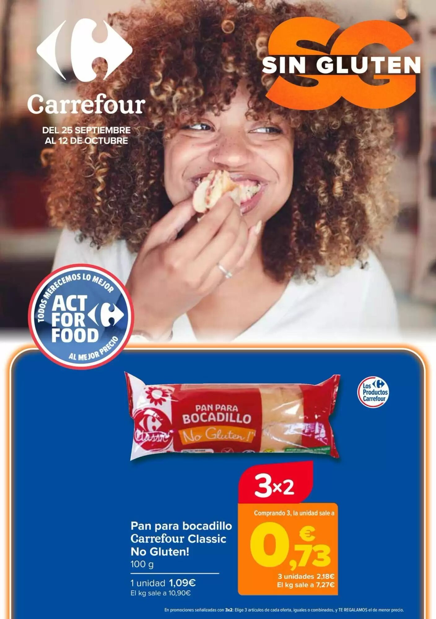 Folleto promocional de Carrefour válido desde el 25/09/2026 - Página 1.