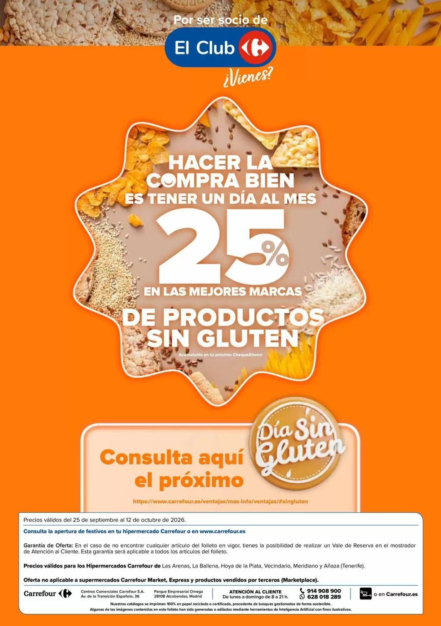 Folleto promocional de Carrefour válido desde el 25/09/2026 - Página 13.