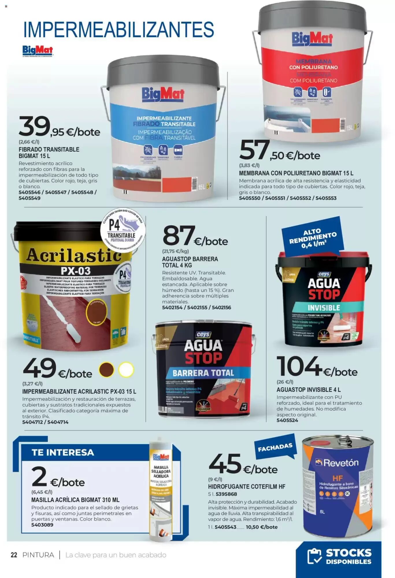Folleto promocional de BigMat válido desde el 25/09/2026 - Página 22.