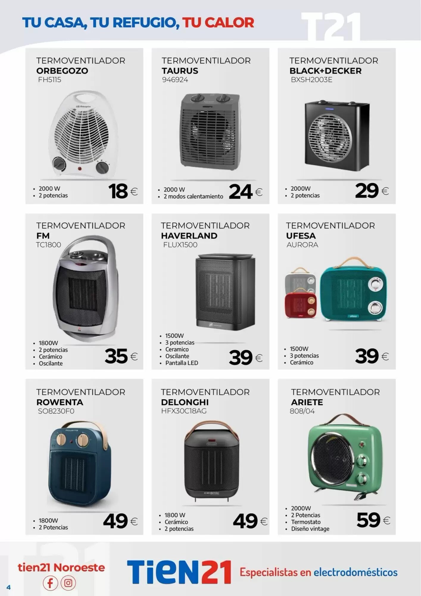 Folleto promocional de Tien 21 válido desde el 25/09/2026 - Página 4.