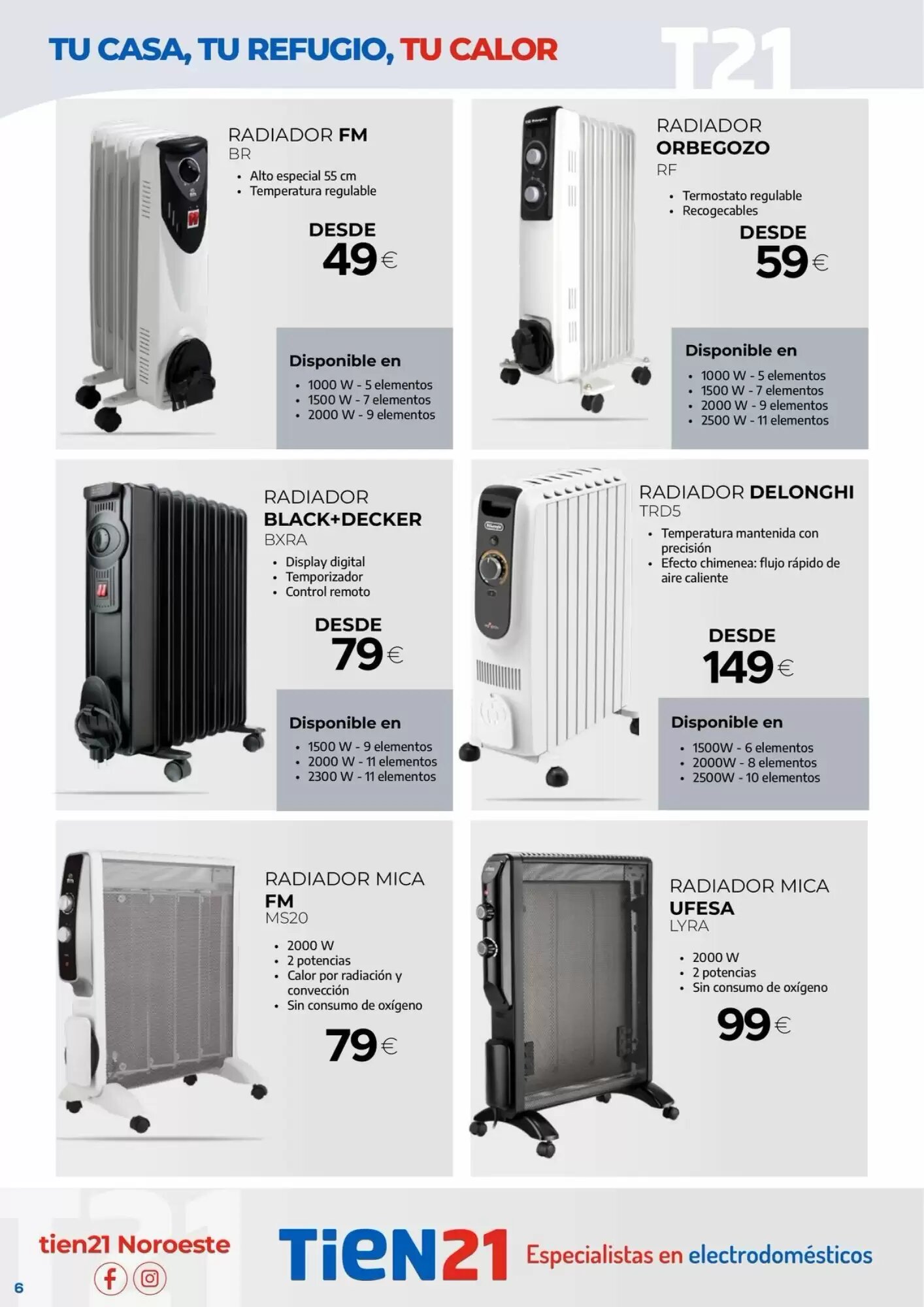 Folleto promocional de Tien 21 válido desde el 25/09/2026 - Página 6.