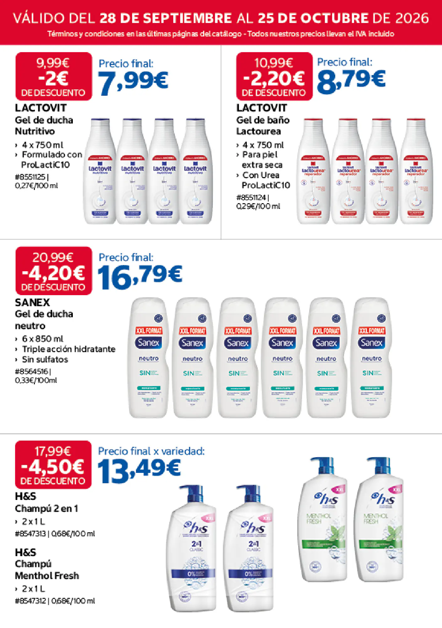 Folleto promocional de Costco válido desde el 25/09/2026 - Página 16.