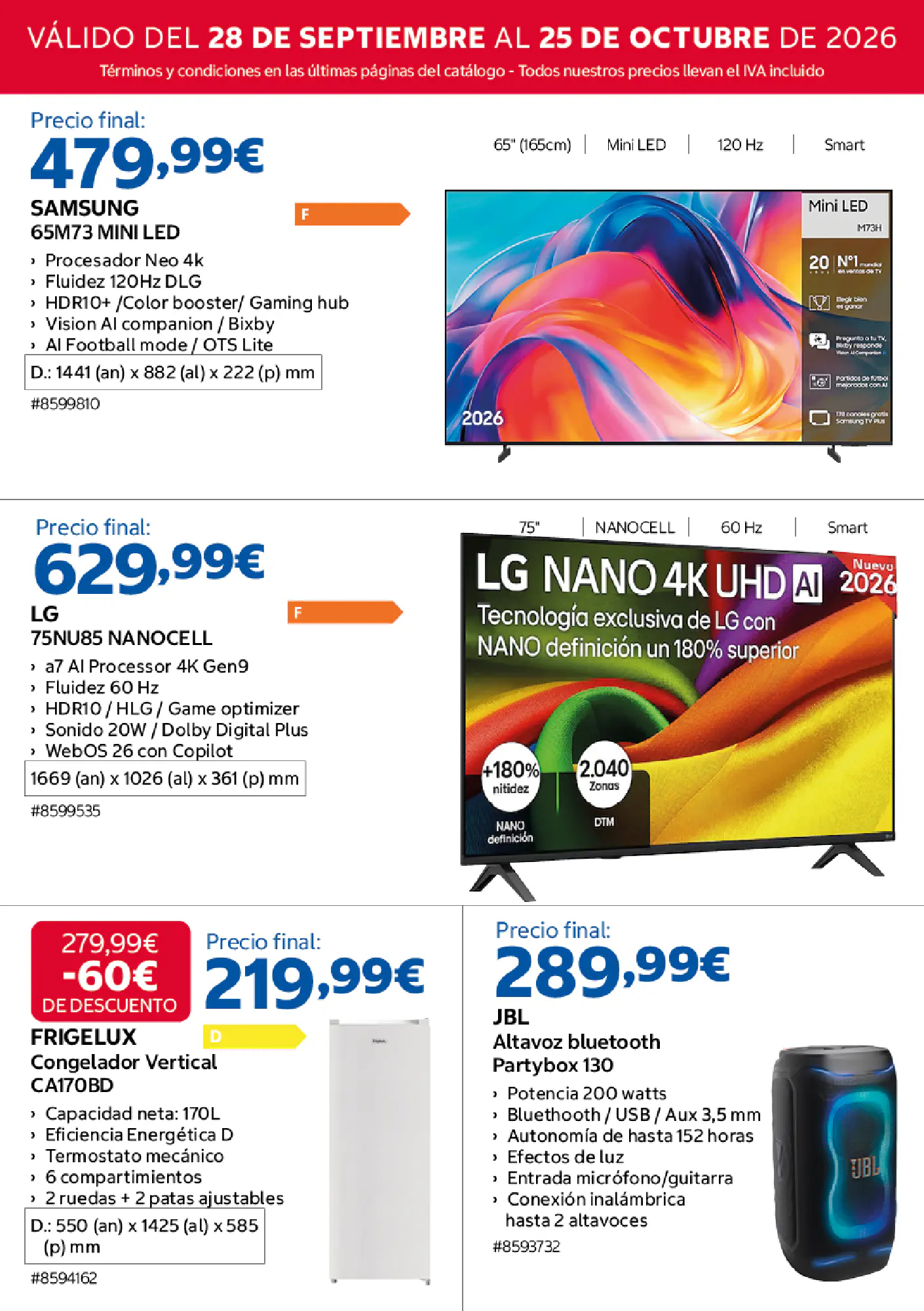 Folleto promocional de Costco válido desde el 25/09/2026 - Página 2.