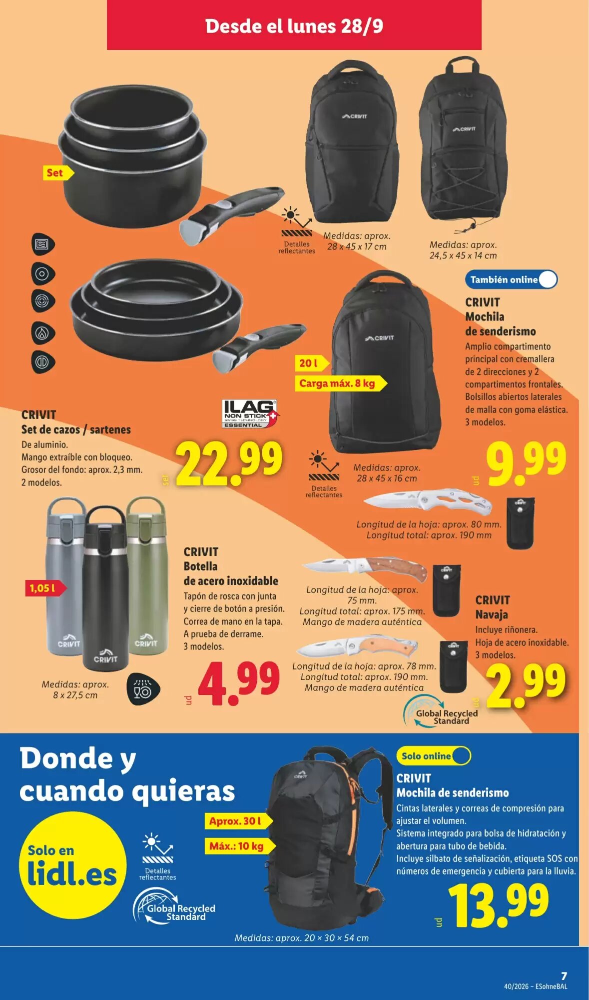 Folleto promocional de Lidl válido desde el 28/09/2026 - Página 11.