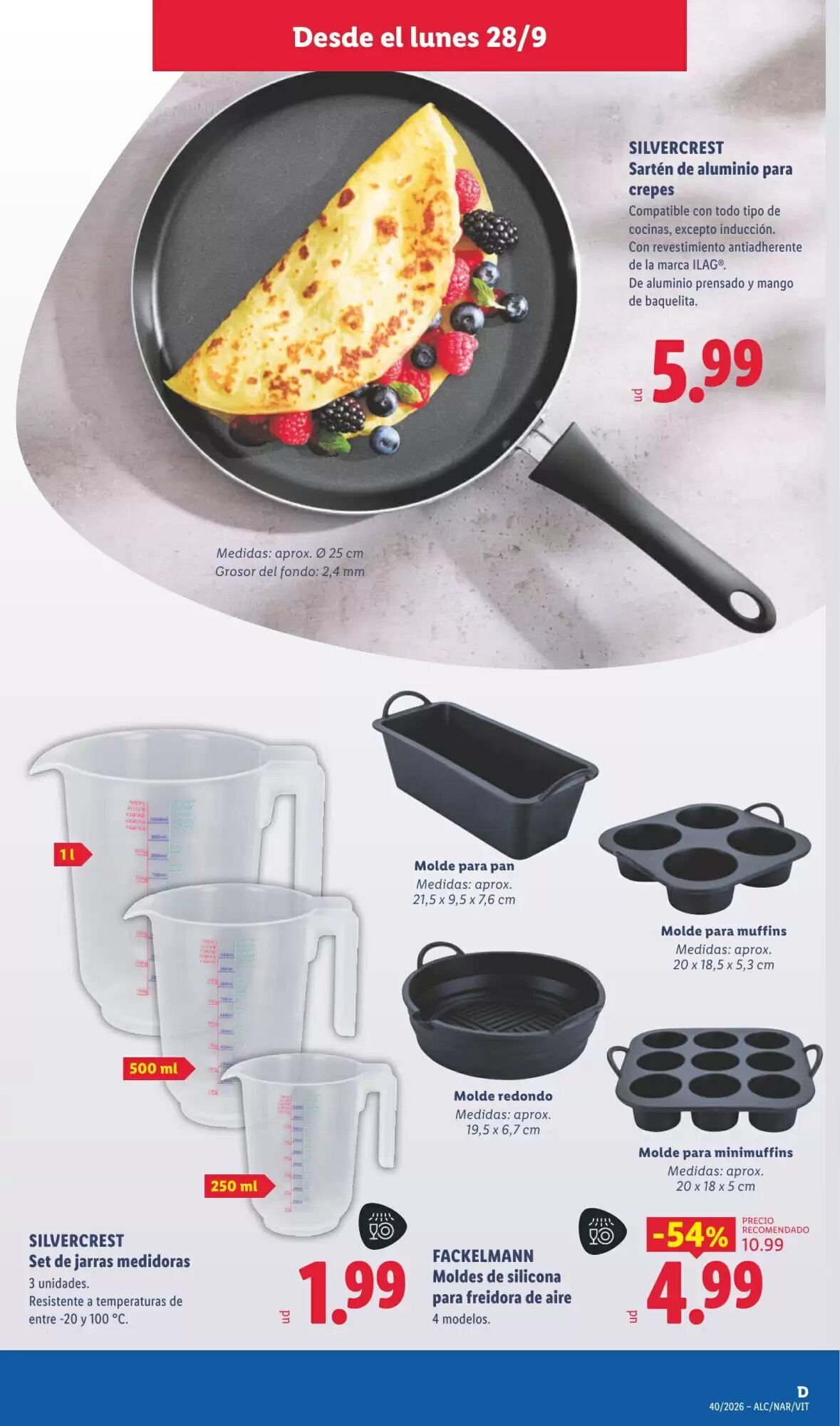 Folleto promocional de Lidl válido desde el 28/09/2026 - Página 19.