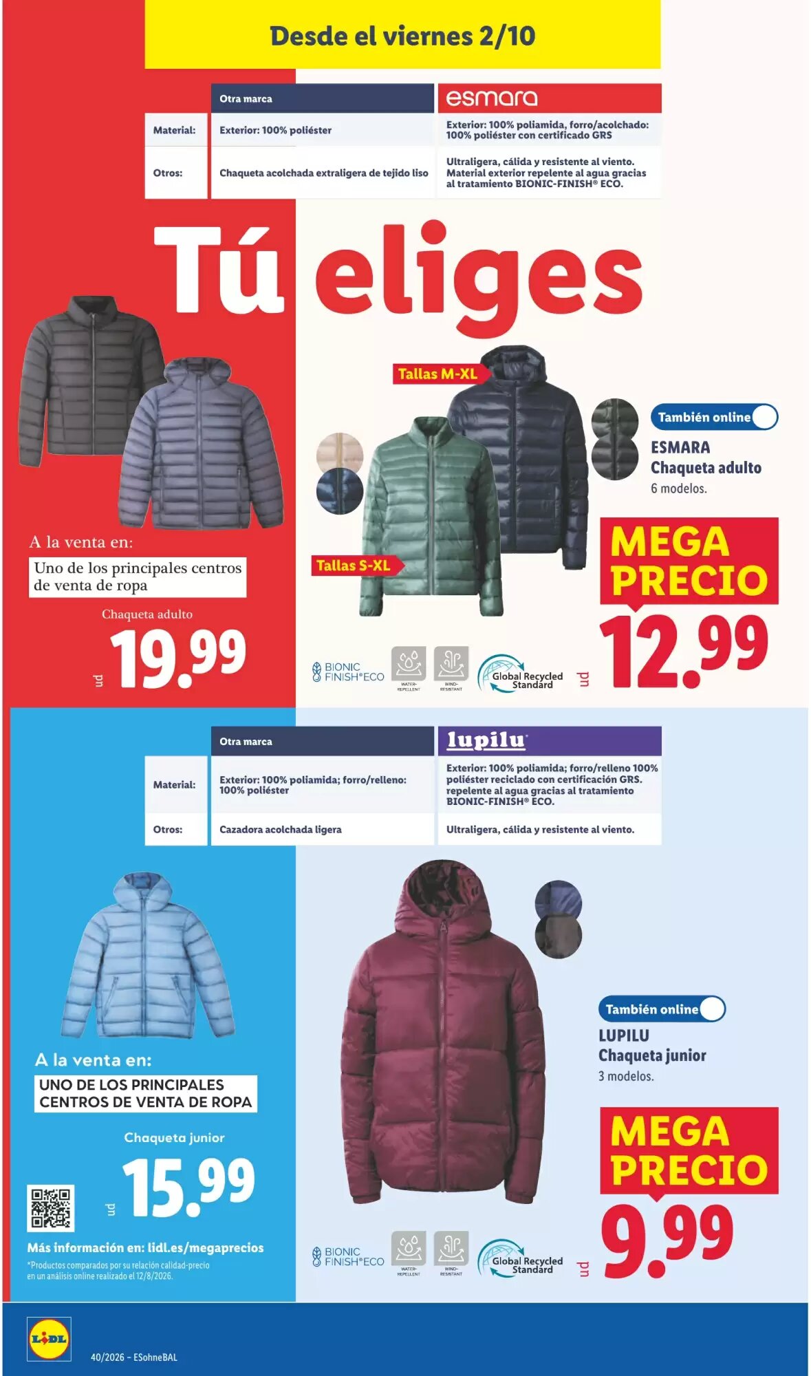 Folleto promocional de Lidl válido desde el 28/09/2026 - Página 20.