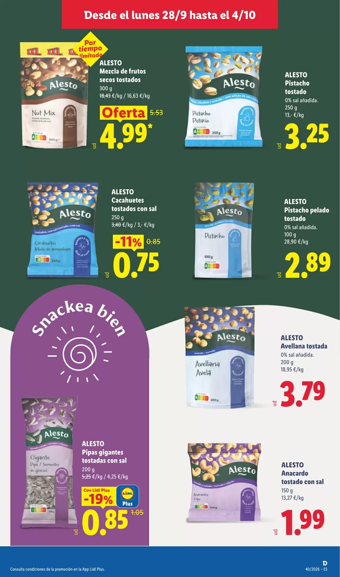 Folleto promocional de Lidl válido desde el 28/09/2026 - Página 17.