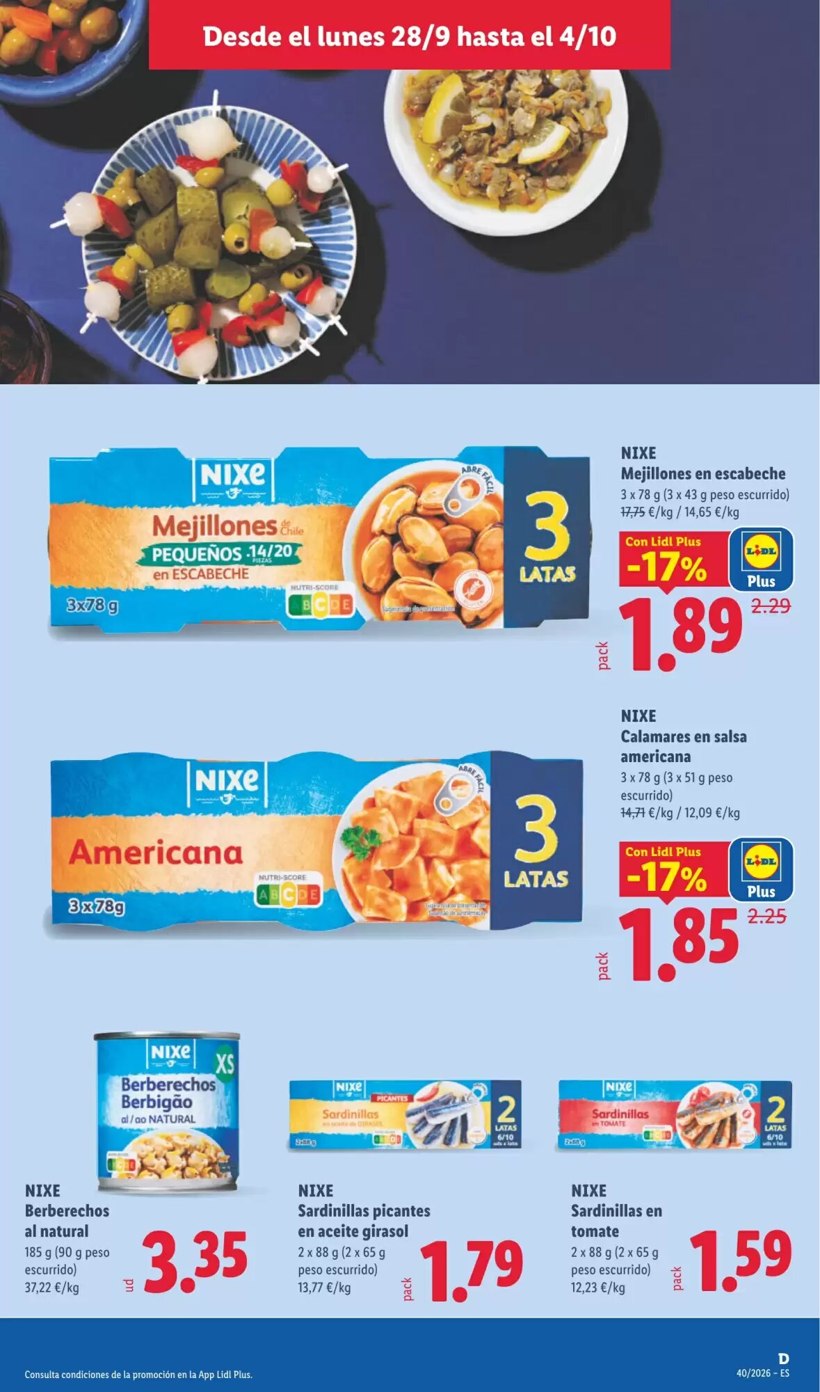 Folleto promocional de Lidl válido desde el 28/09/2026 - Página 19.