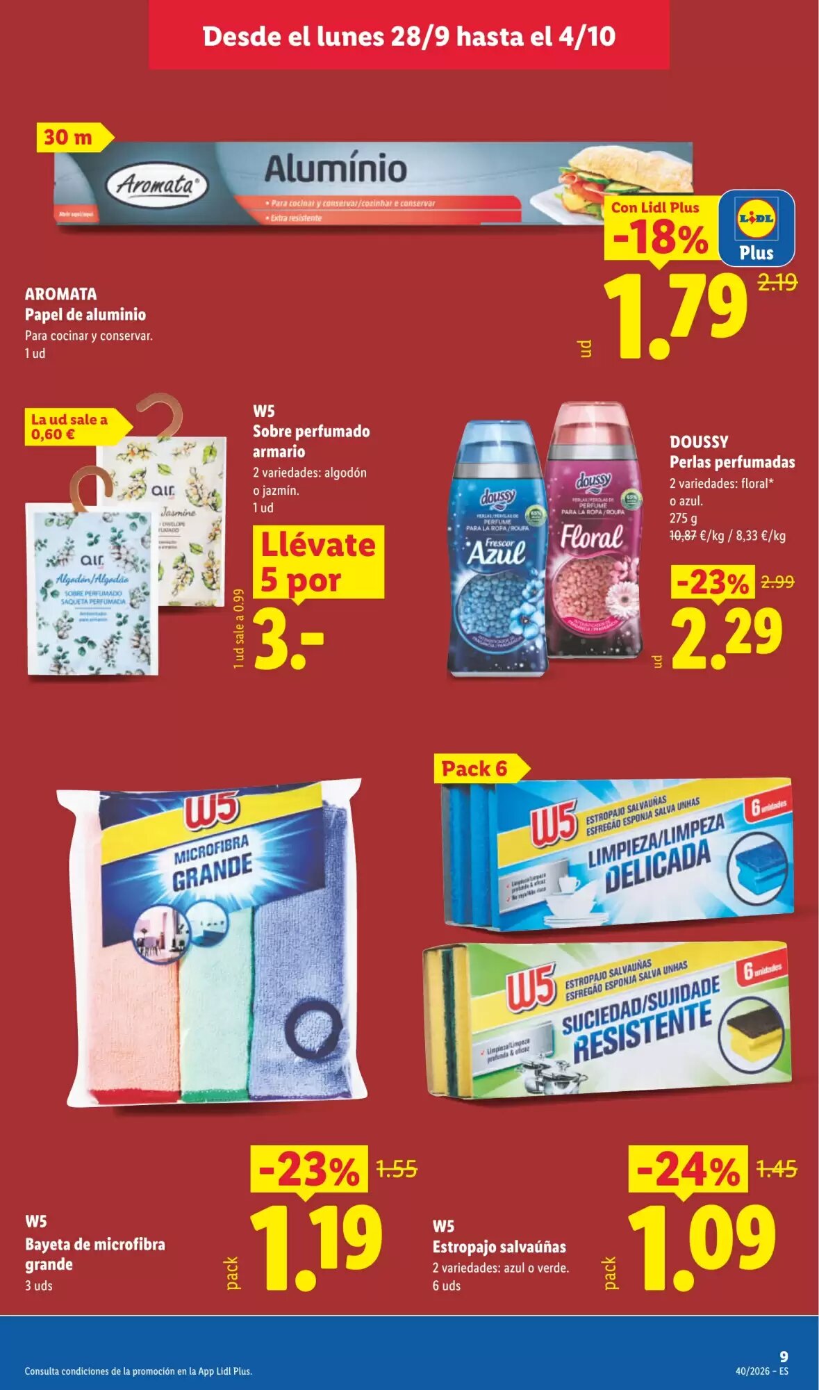 Folleto promocional de Lidl válido desde el 28/09/2026 - Página 23.