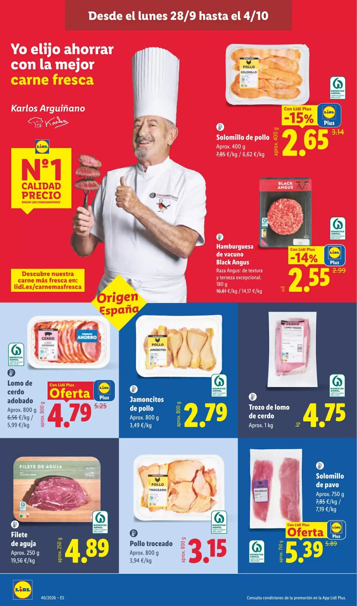 Folleto promocional de Lidl válido desde el 28/09/2026 - Página 6.